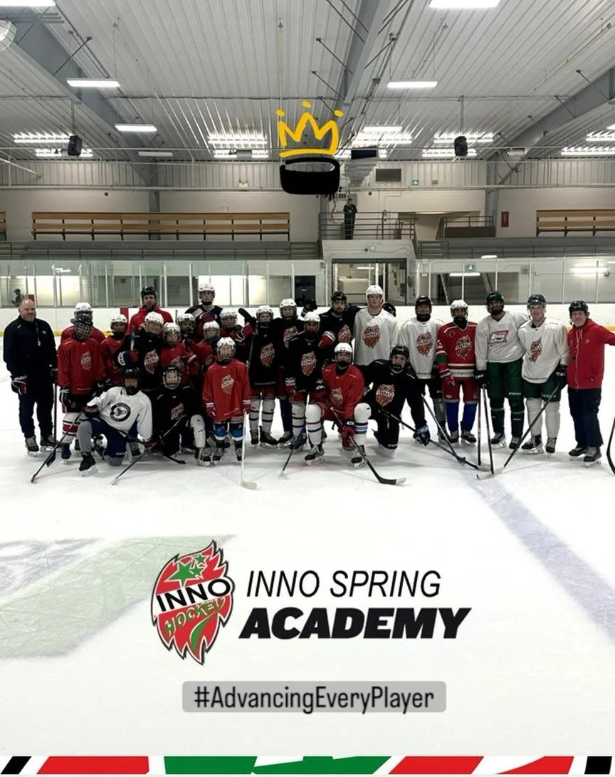 7 weeks / 13 sessions
Posture, inside and outside edge control, escapes, puck protection, controlling slides, creating separation, developing trust, increasing confidence, training to game transfer. 
Awesome group of players - one of our best groups 