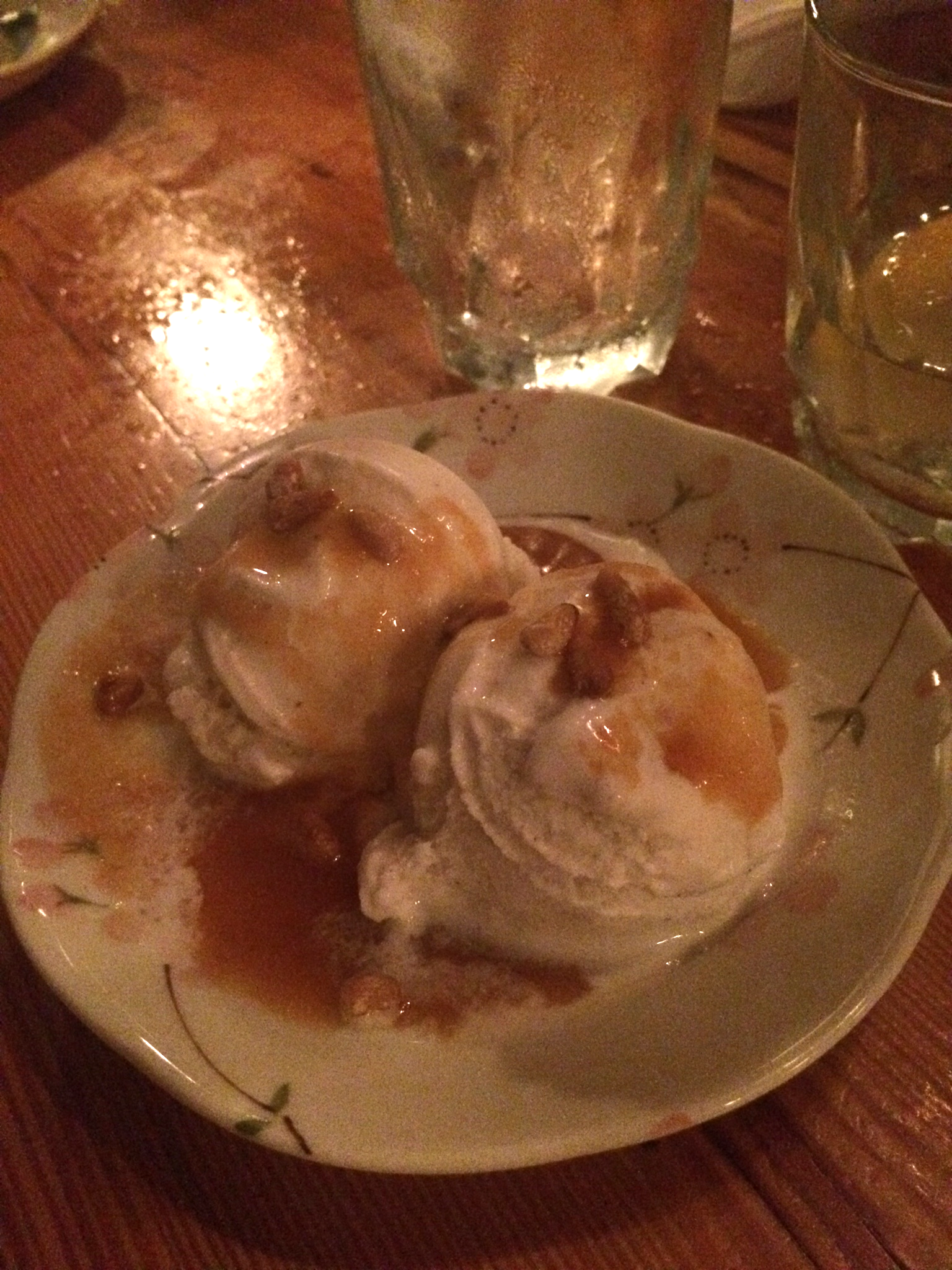 Vanillia Ice Cream w/Sweet Miso and Pinenuts