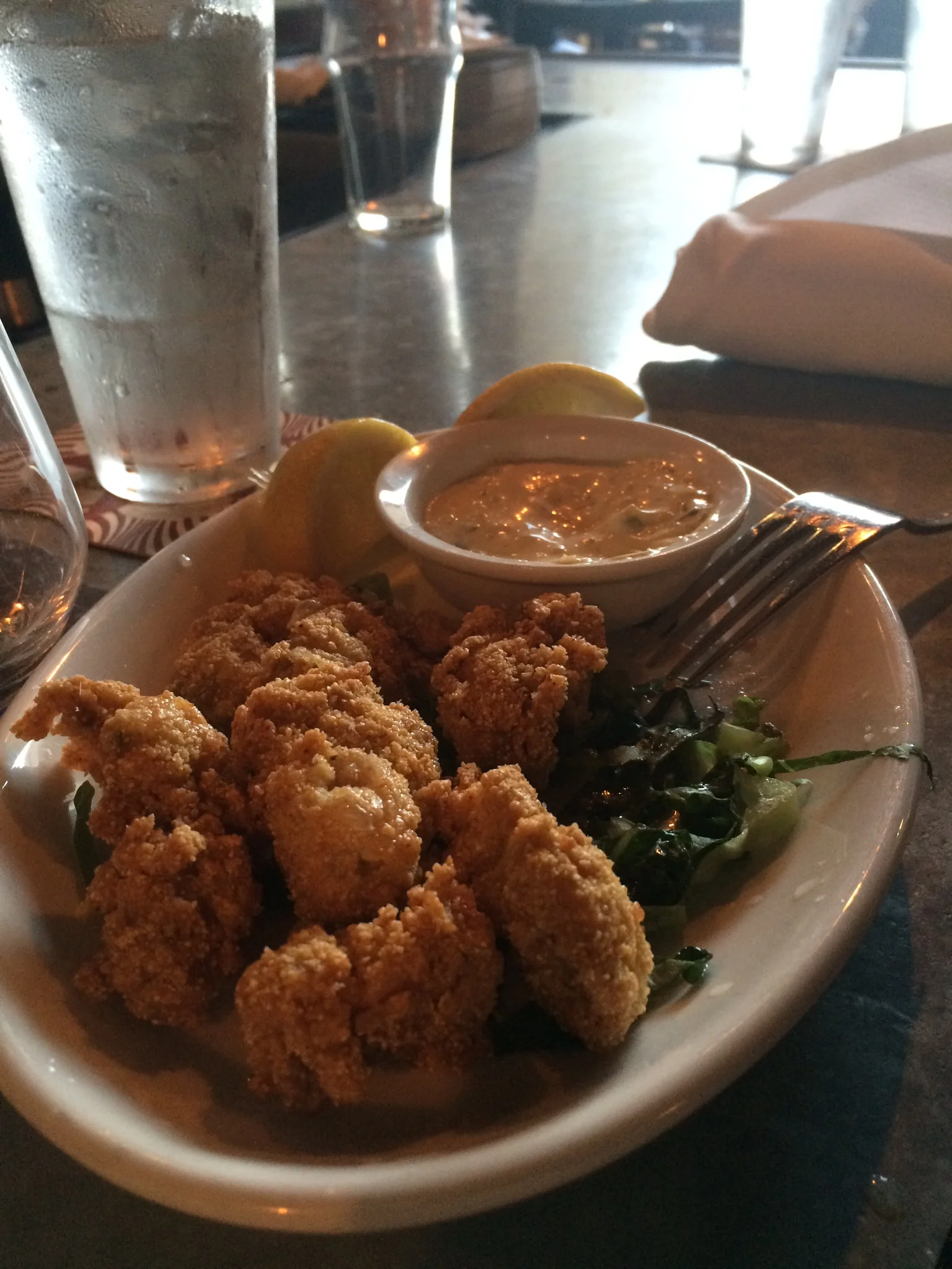 Fried oysters from Republic.