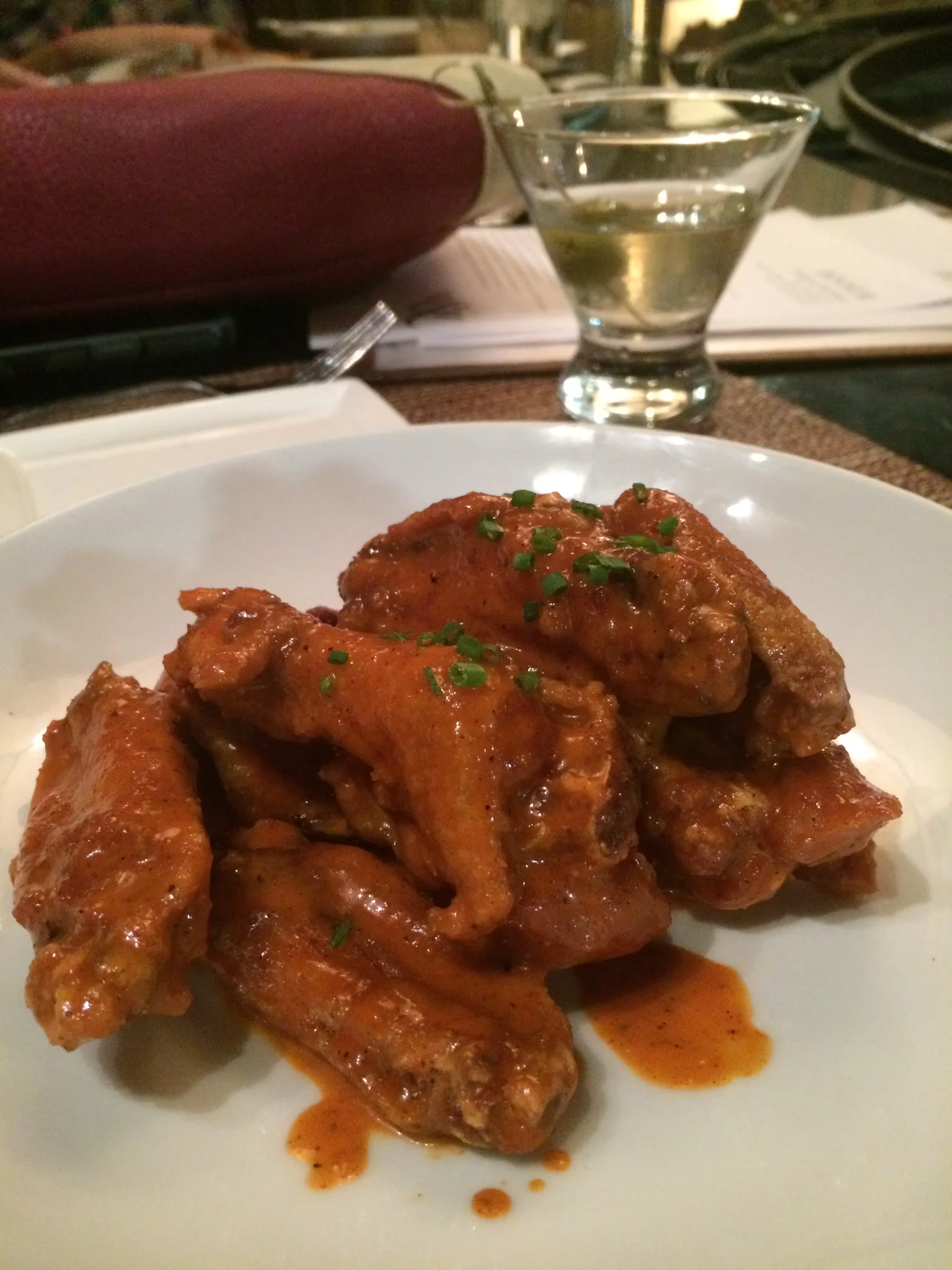 Créme Fraiche Wings from Water & Wall.