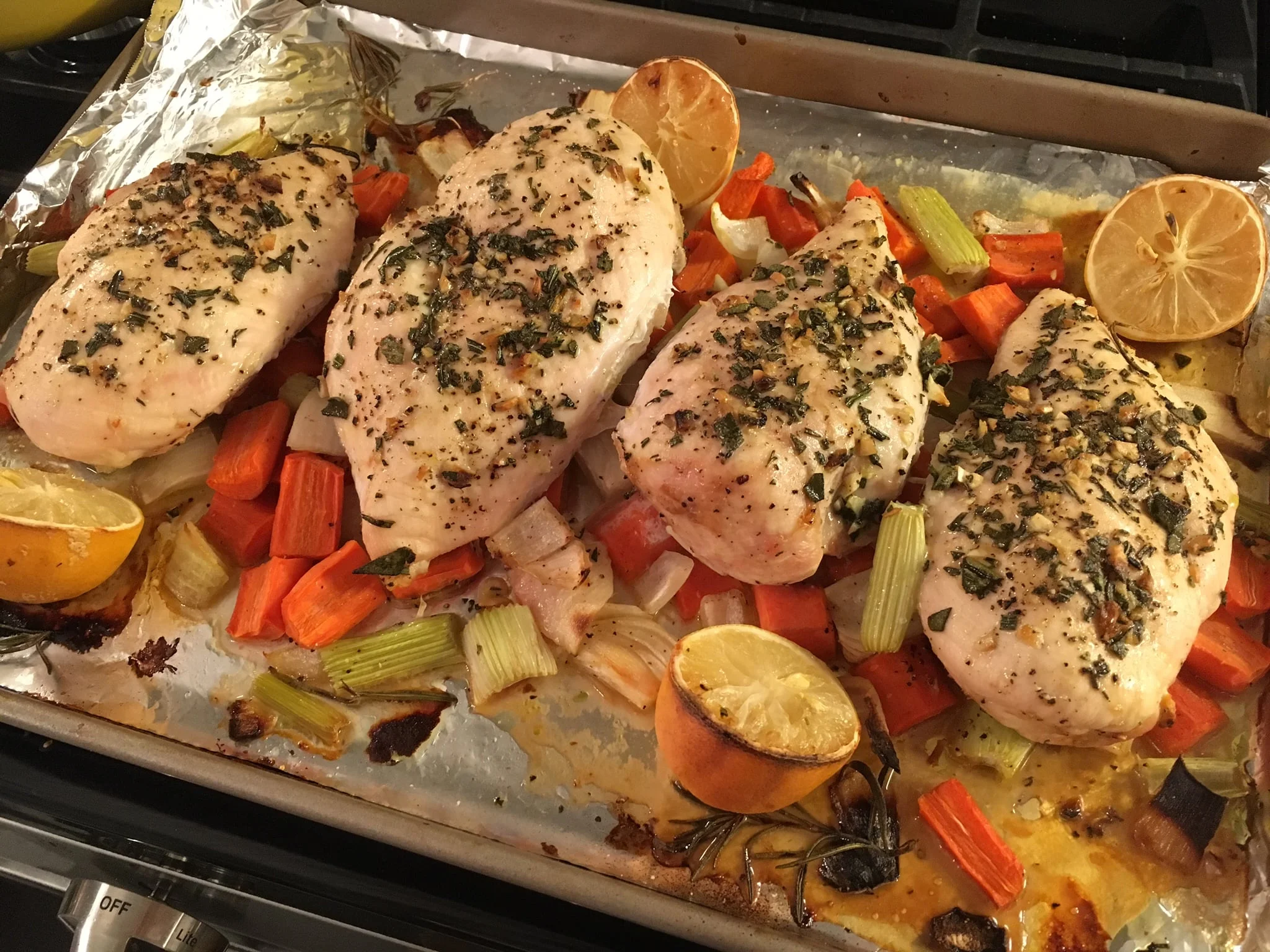 Garlic & Herb Roasted Chicken