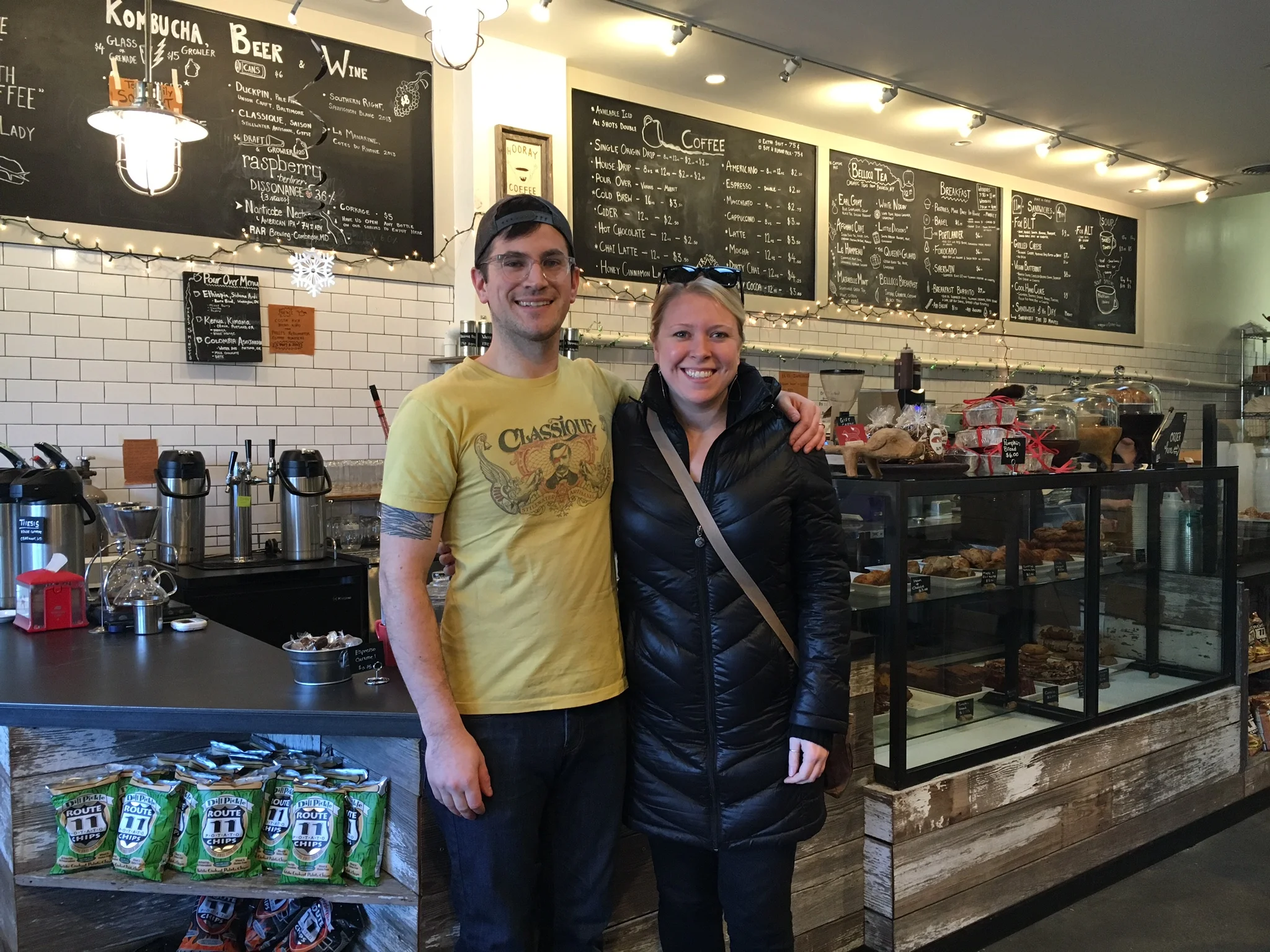 Matt Carr and Hangry Michelle at The Little Red Fox .
