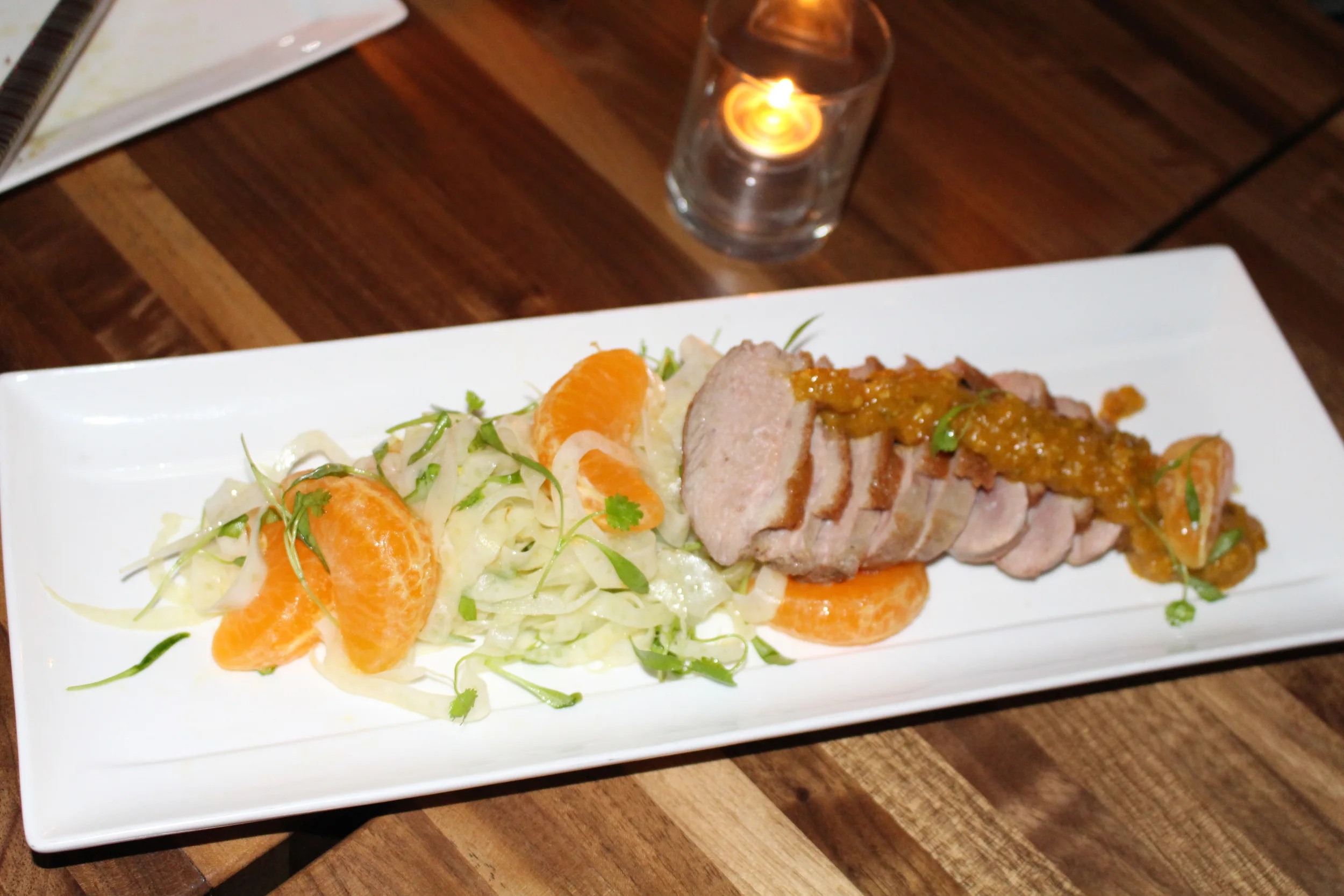 Duck a L'orange with Fennel Salad