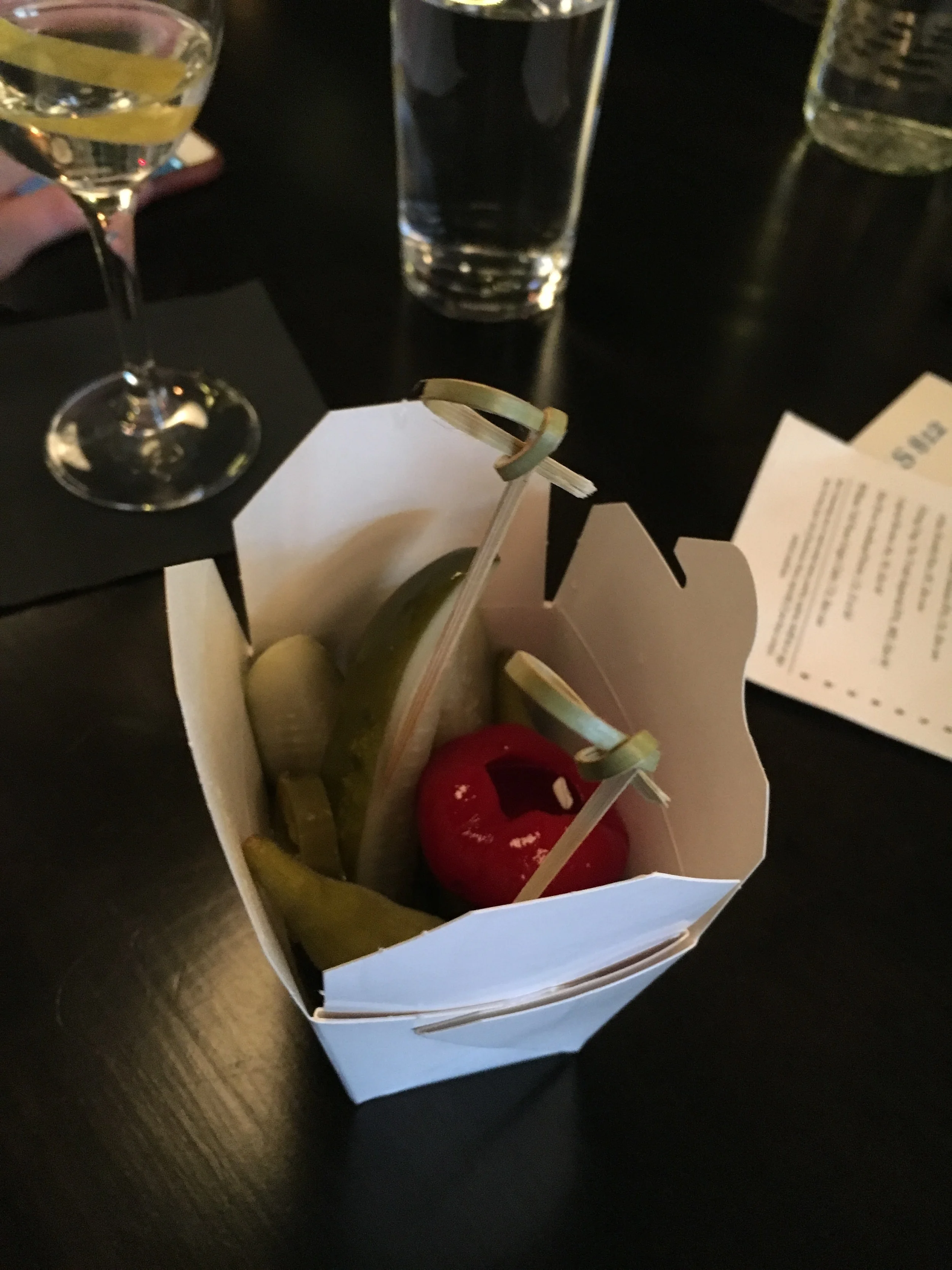 Pickled things.