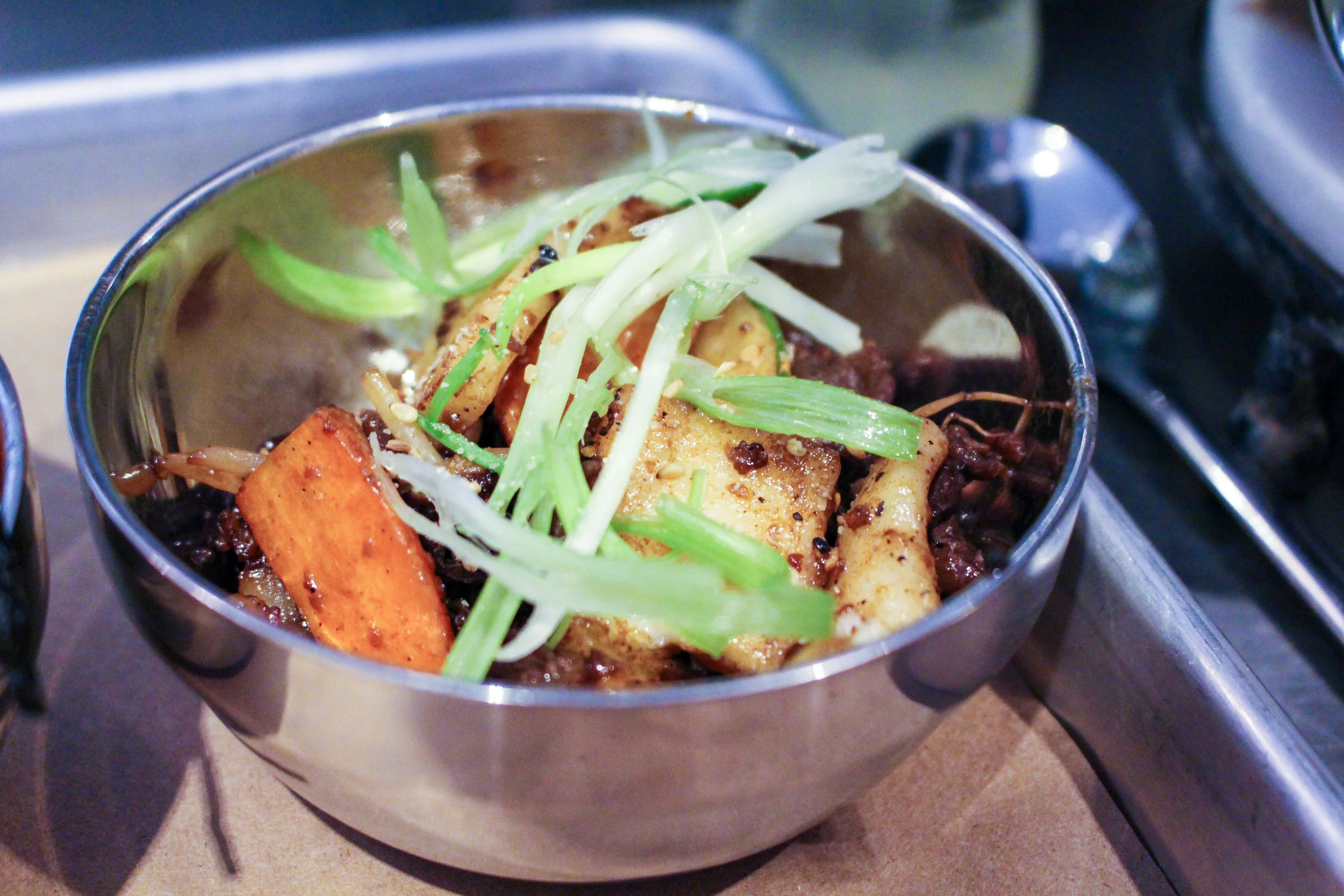 Bulgogi with rice cakes