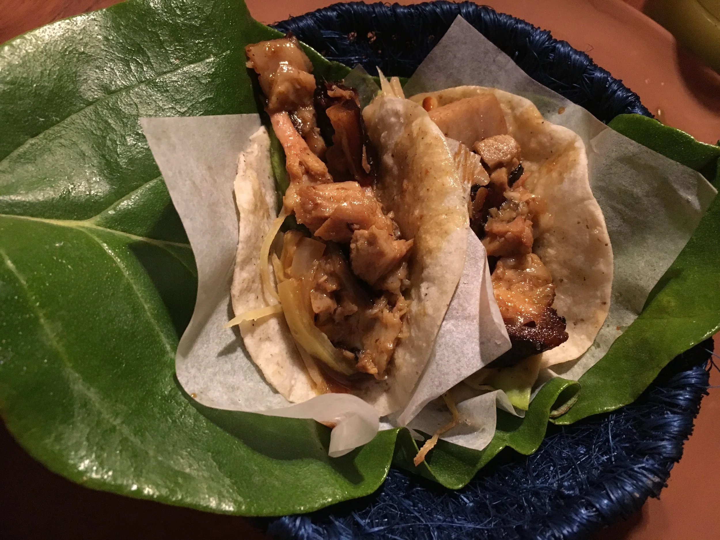 Carnitas tacos.