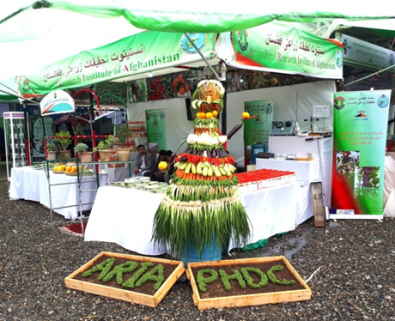 PHDC booth at the Kabul AgFair