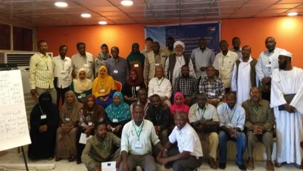 Workshop participants at the closing ceremony