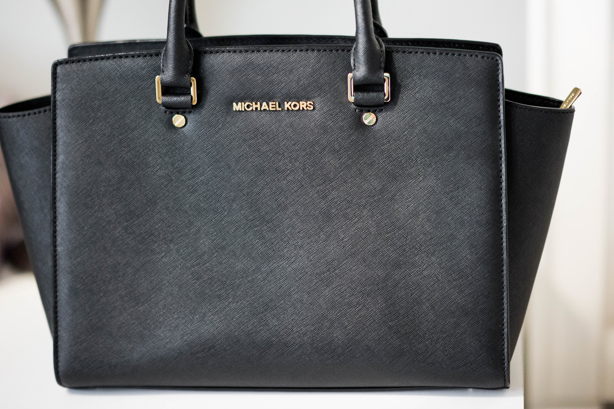 Michael Kors Colorblock Large Selma Satchel purse