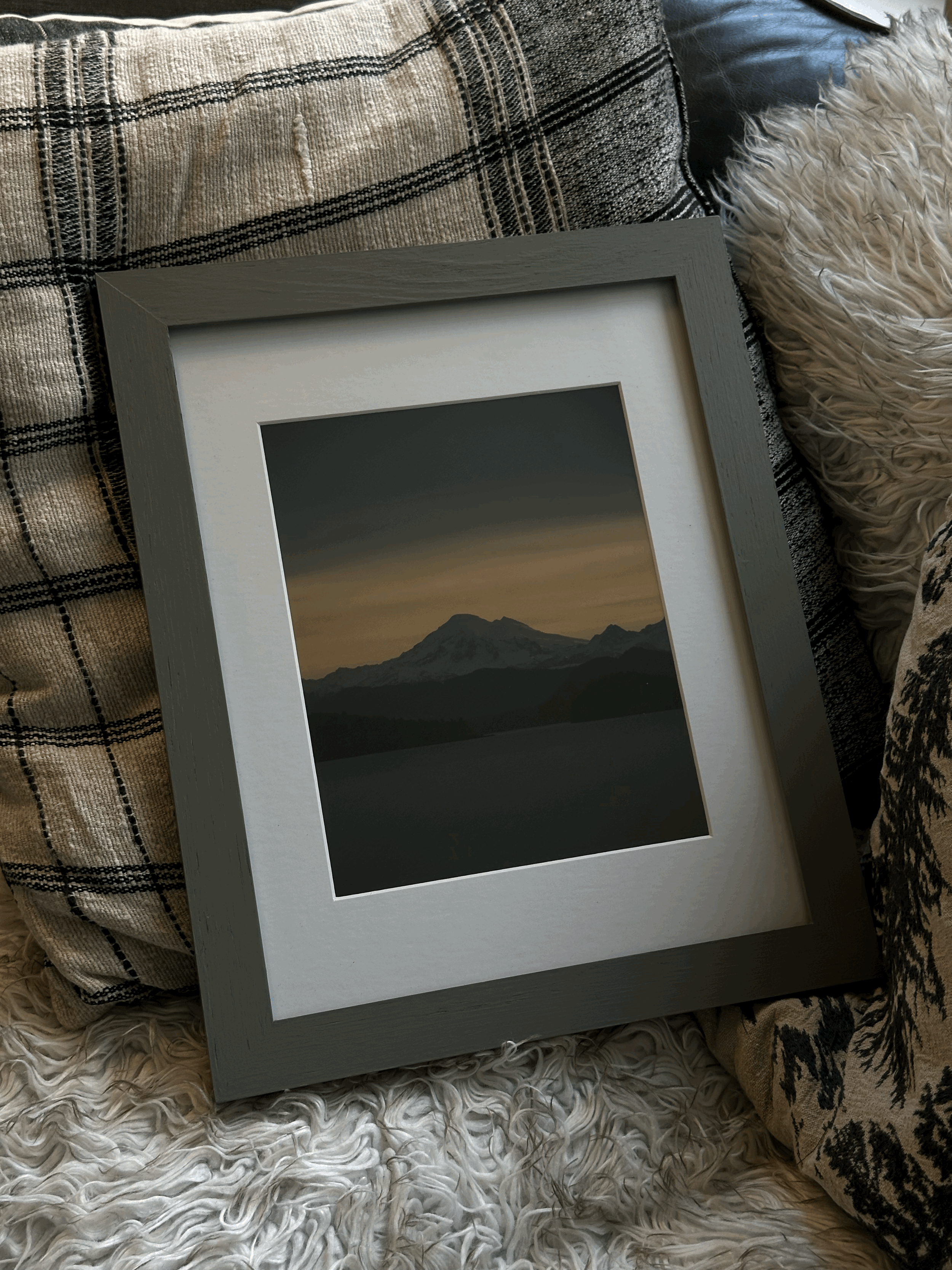 "Mt. Baker Sunrise" Framed Print