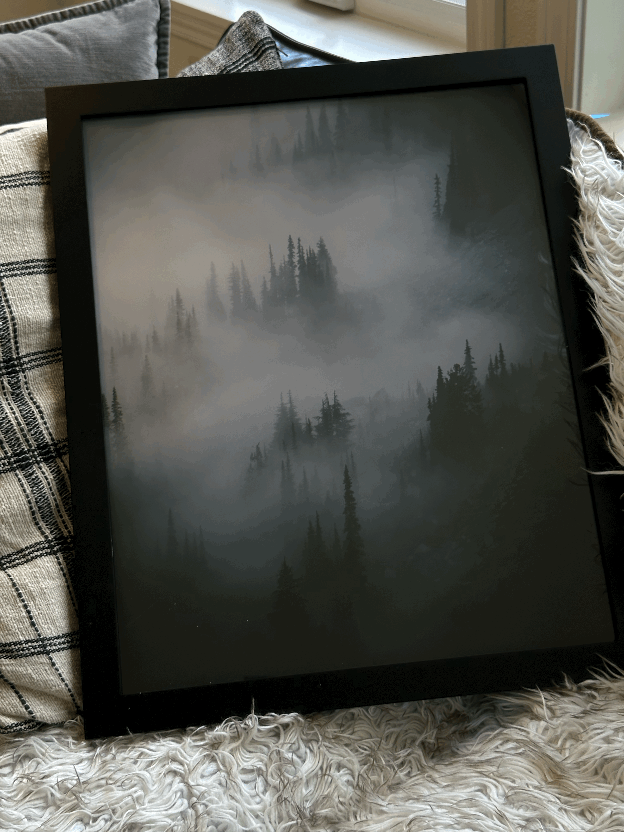 "I've Mist You So" Framed Giclée Print