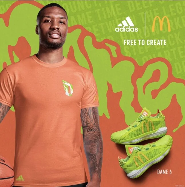 adidas dame 6 mcdonalds