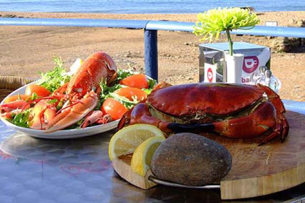 Fine food and views at Hive Beach Cafe