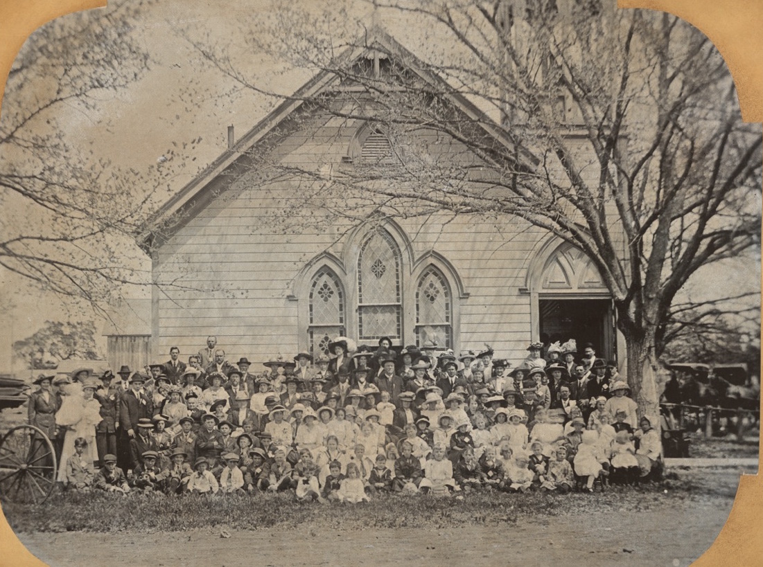 Our original church building around the turn of the century.
