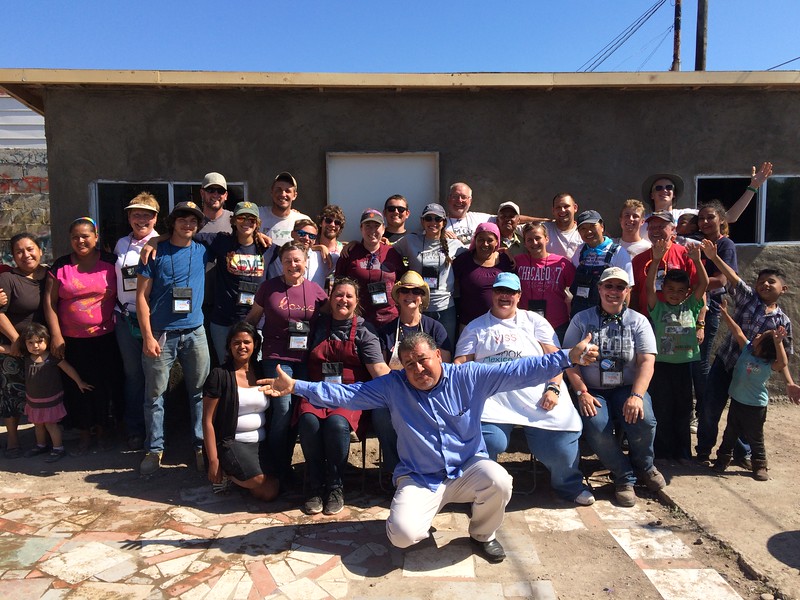 Our 2015 Mexico Mission participants and the family we built for.