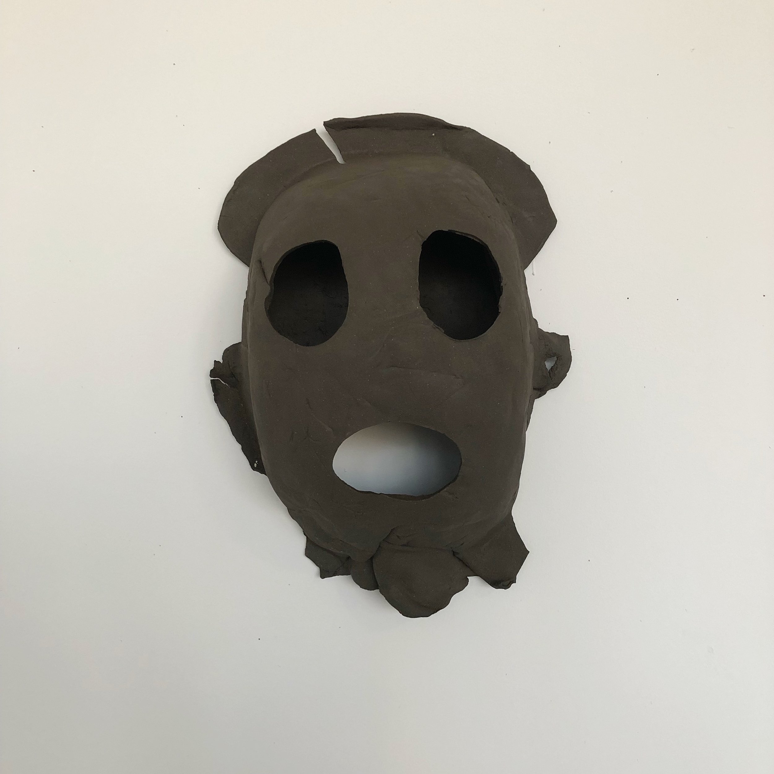 What Hole?, 2019, ceramic, 17 x 11 x 6 inches