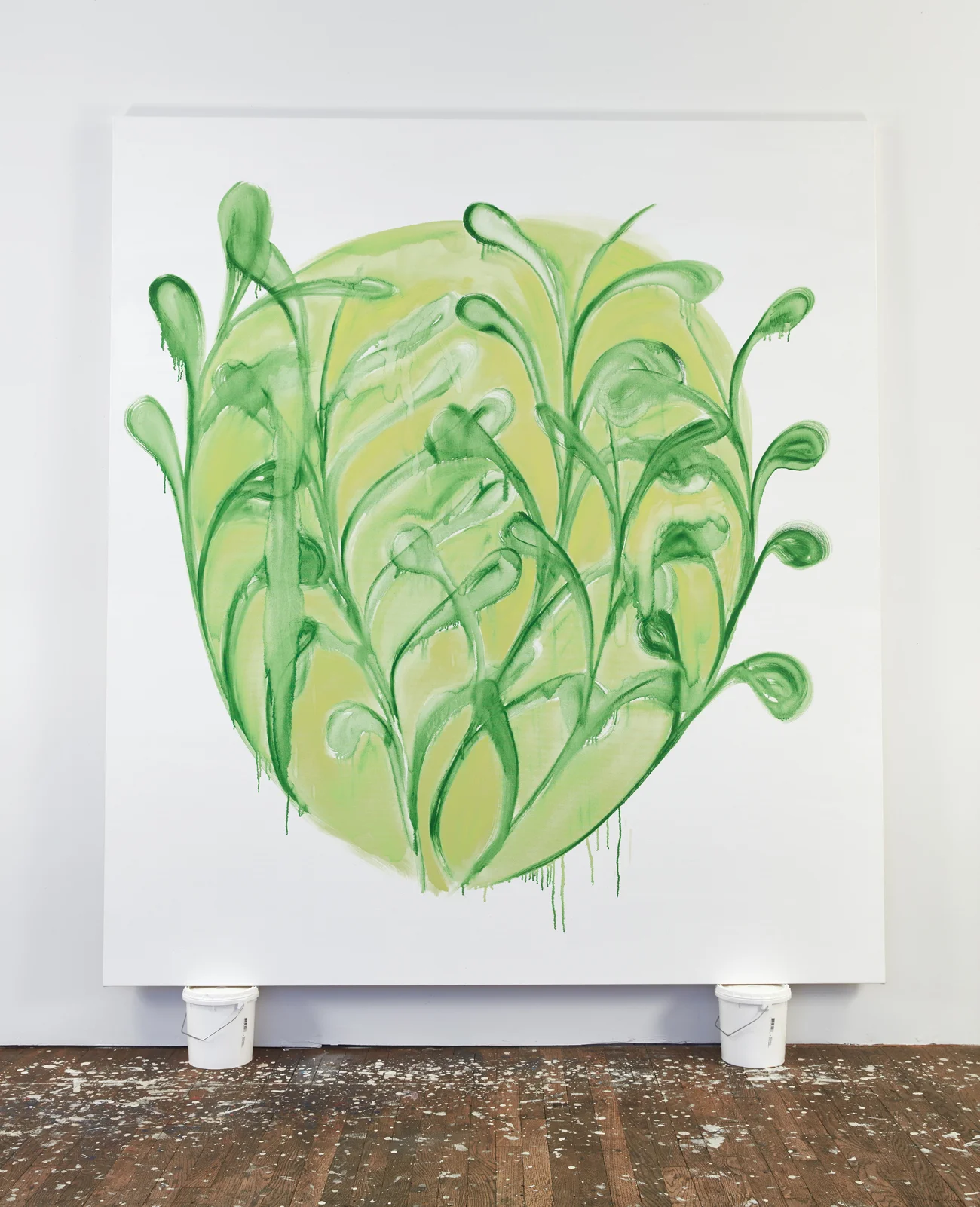 Untitled, 2019, oil on canvas, 80 x 90 inches
