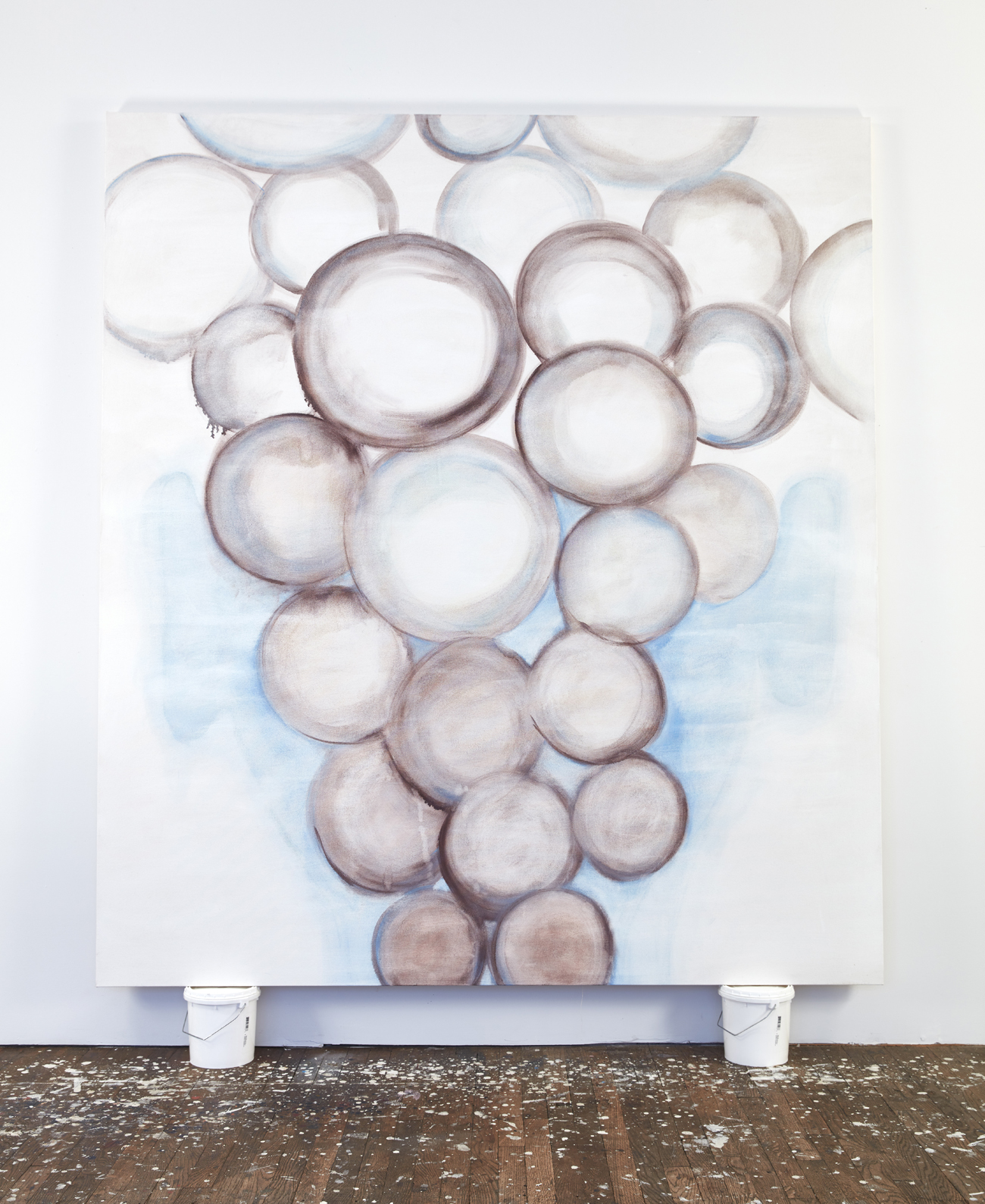 Self Portrait as No Self, 2018, oil on canvas, 90 x 80 inches
