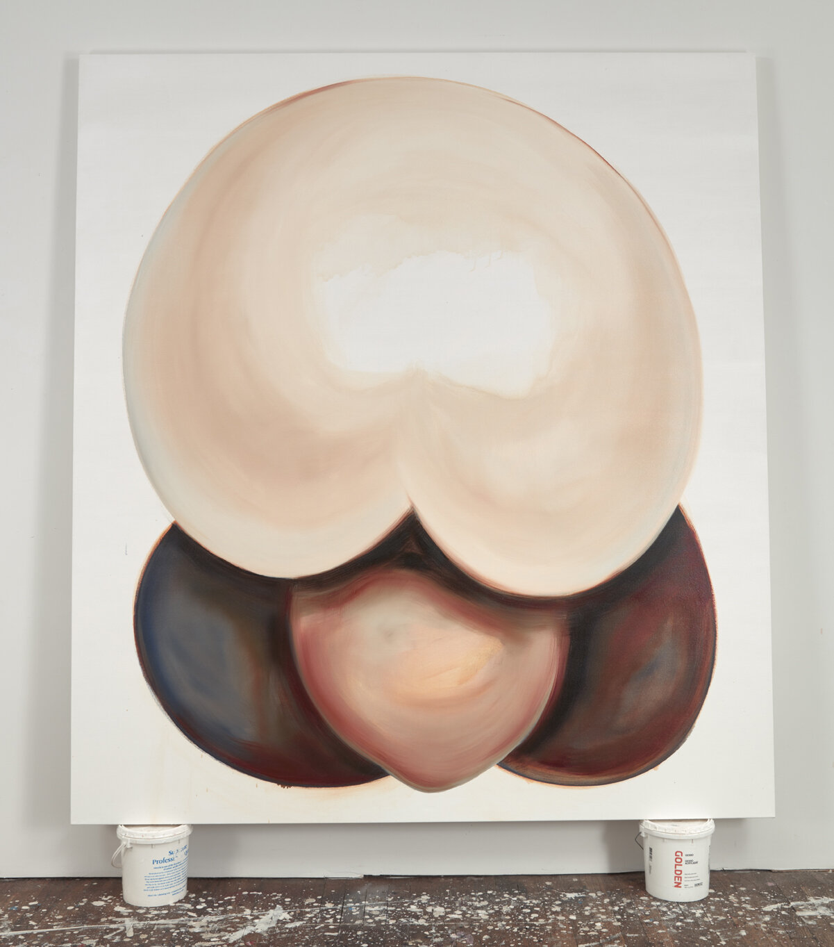 Venus Figure, Fertility Symbol, 2020, oil on canvas, 80 x 72"