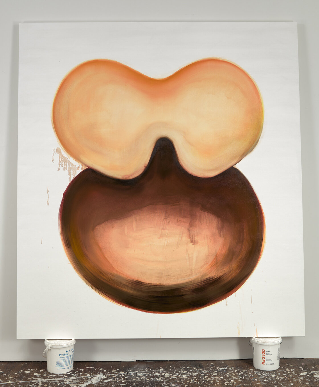 Venus Figure, Fertility Symbol, 2020, oil on canvas, 80 x 72"