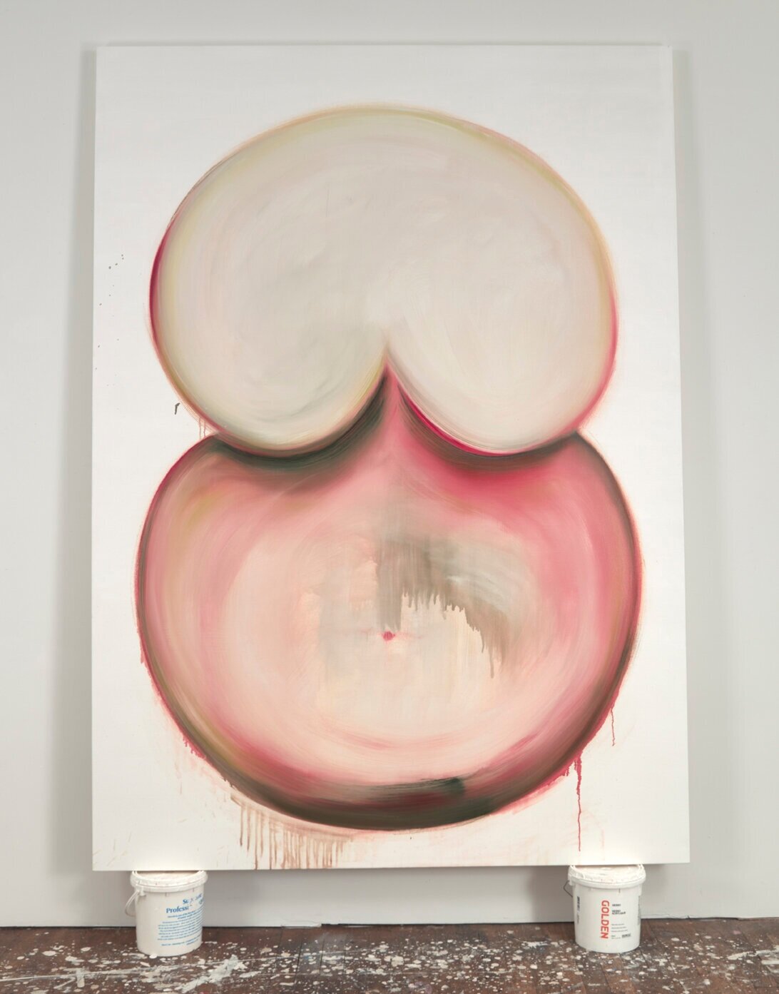 Venus Figure, Fertility Symbol, 2020, oil on canvas, 84 x 60"