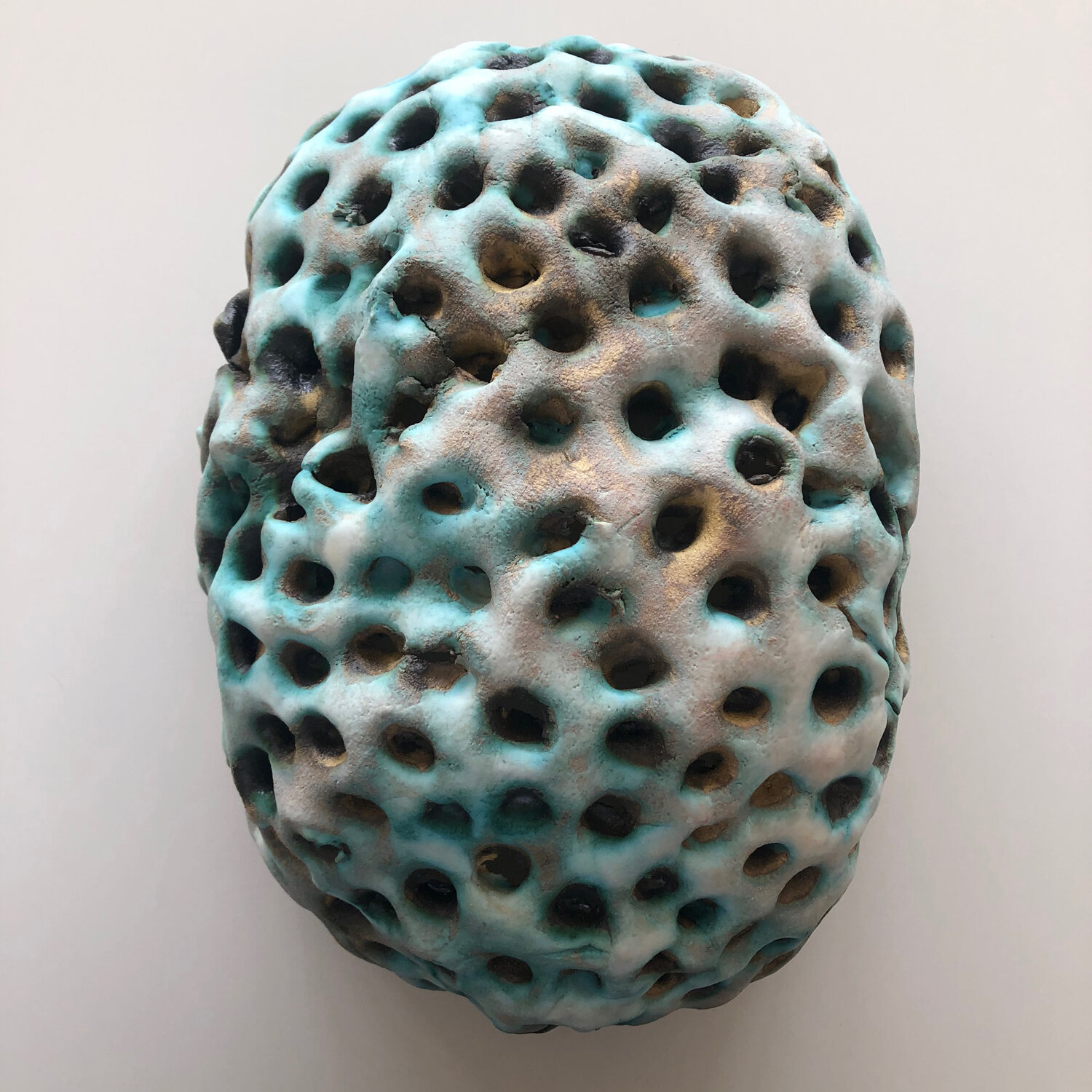 Rotten Belly, 2020, glazed ceramic, 14 x 8 x 6 1/2"