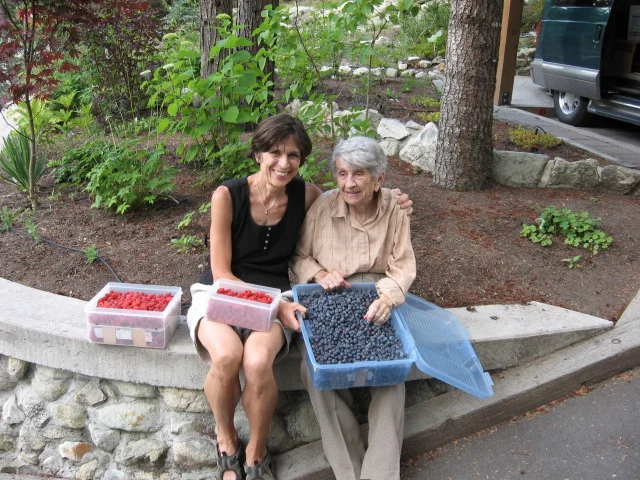 Mom and sister Suzanne