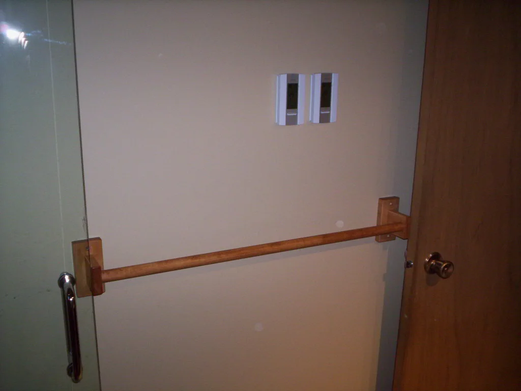 Custom maple towel rack