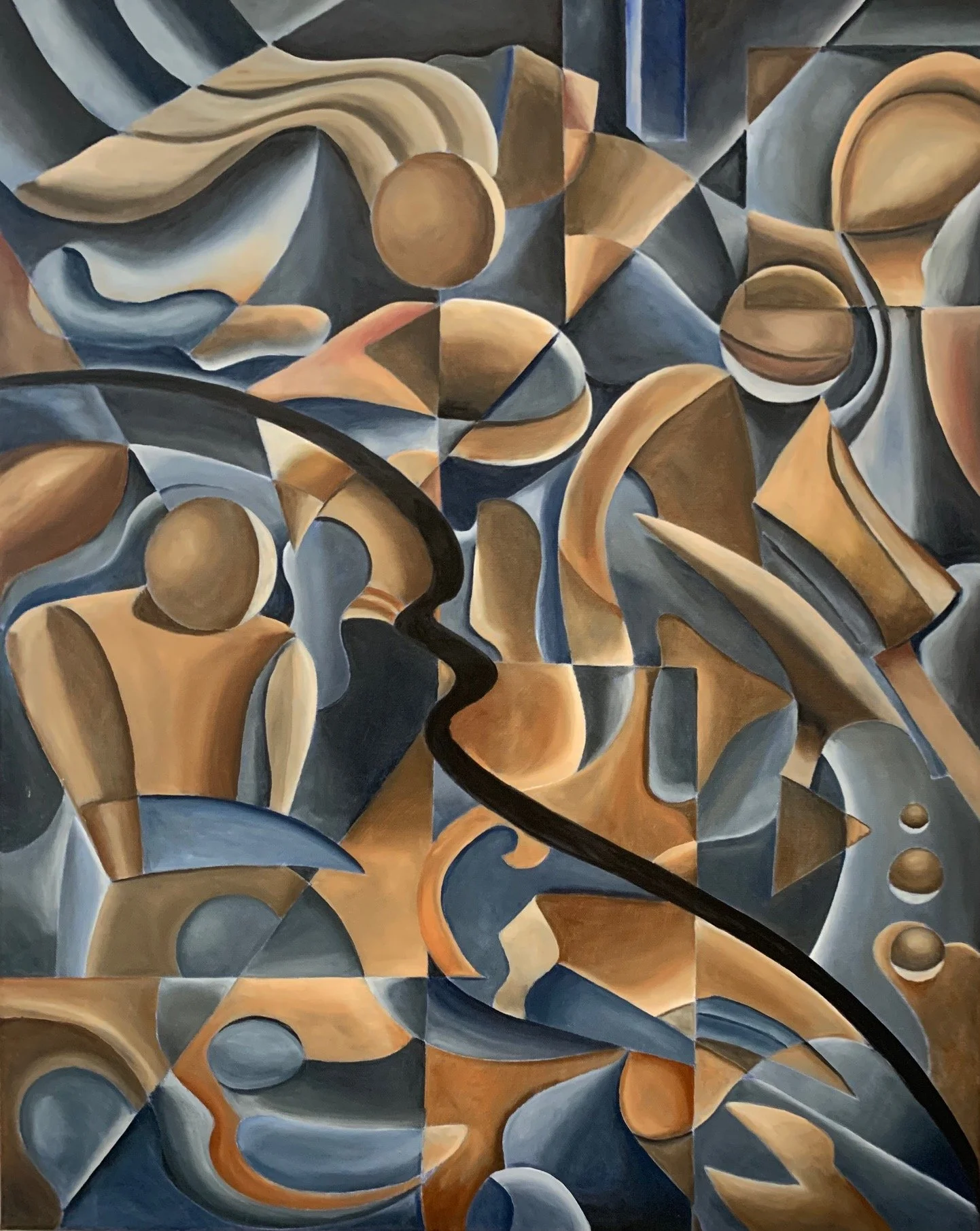 "The Bakery",  24"x30" Oil on canvas