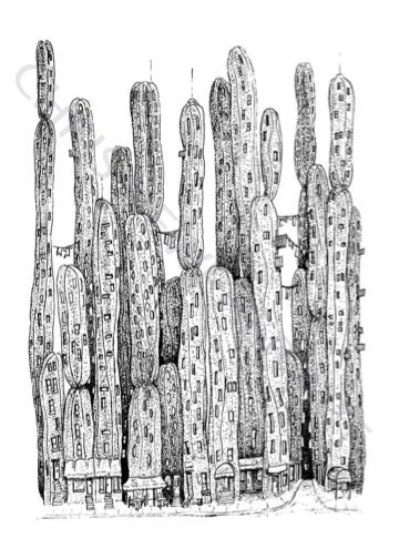 "Cactus Skyline"