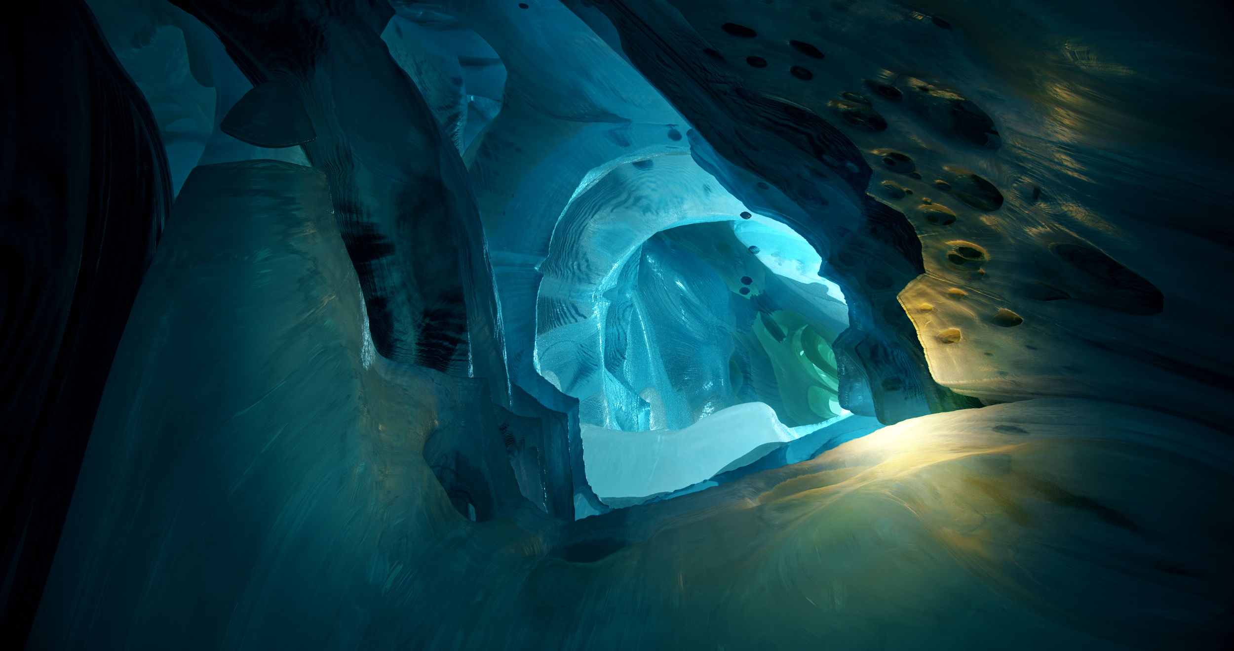 Ice Cave rendering and VR