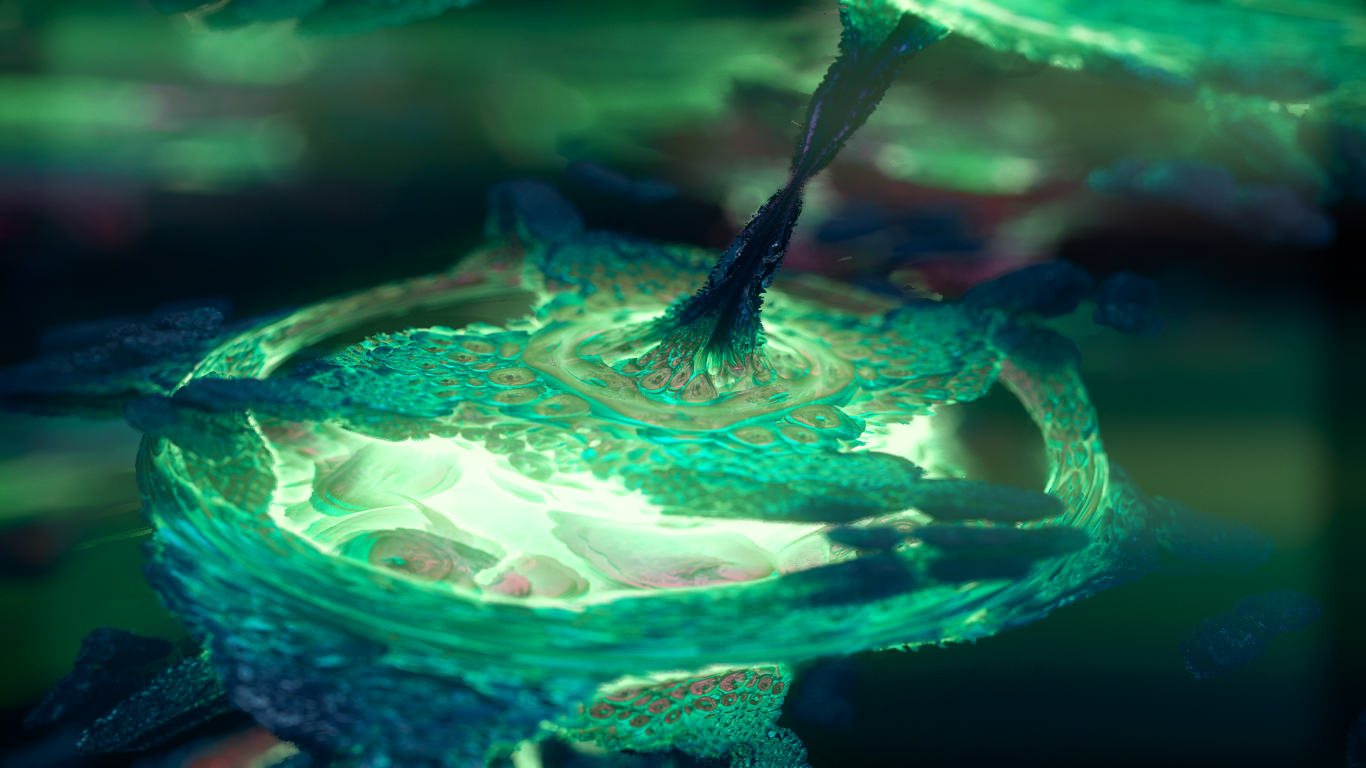 Pearlescent Bioluminescence 1920x1080