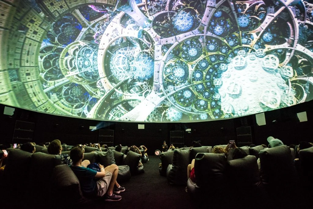 A still from my work at the Antarctic dome at Coachella, sponsored by HP