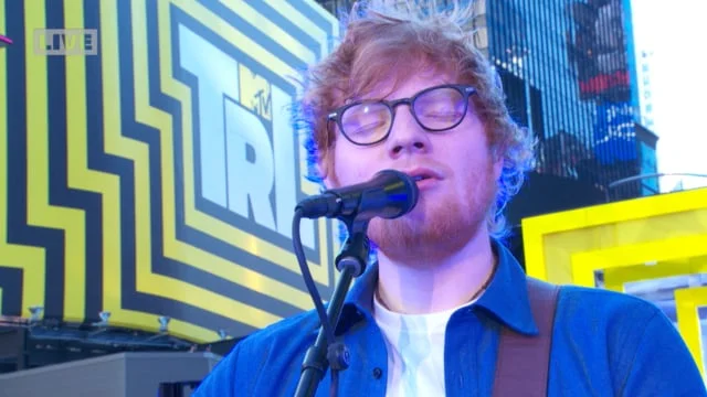 Live Line Cut Ed Sheeran TRL