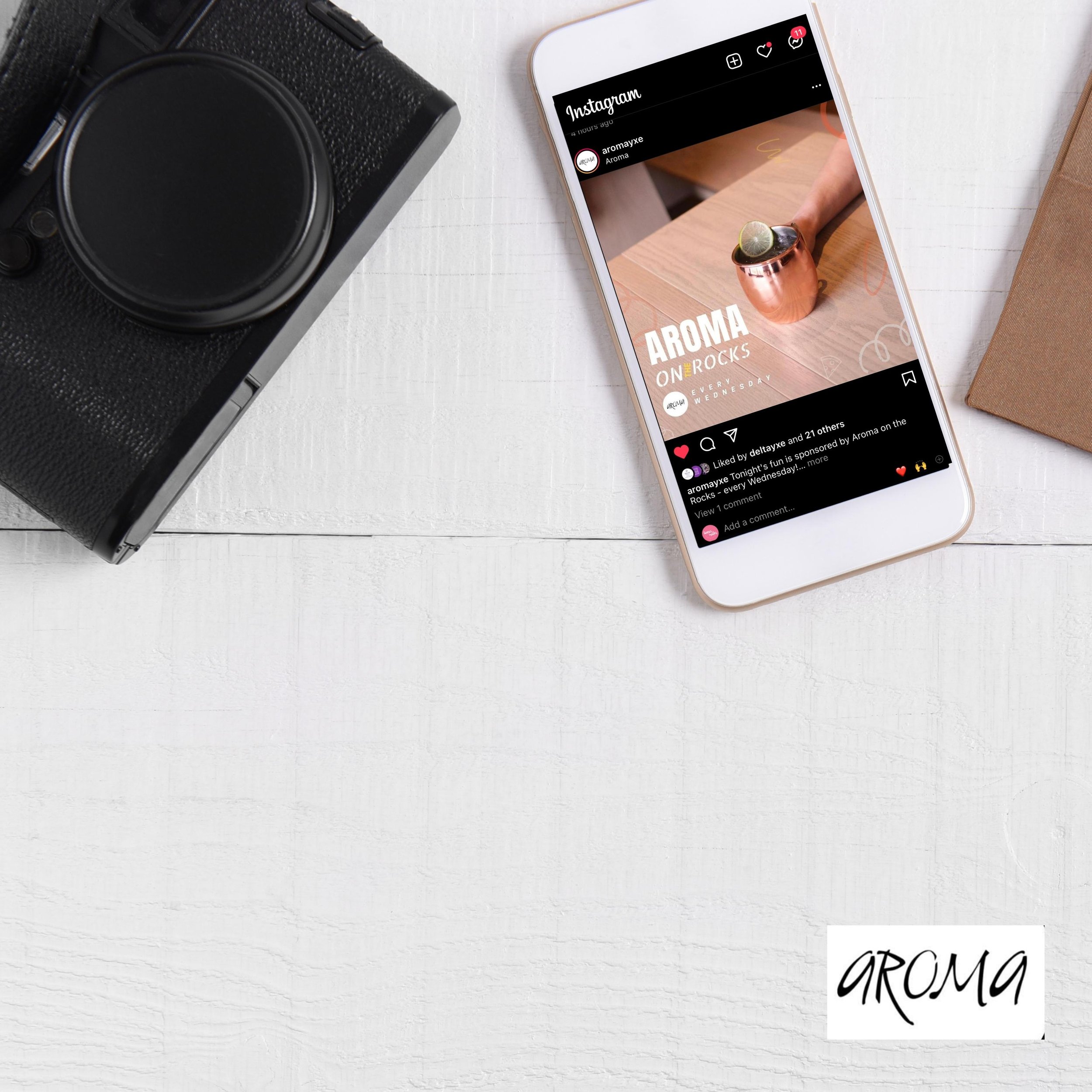 Aroma restaurant, social media marketing (Copy)