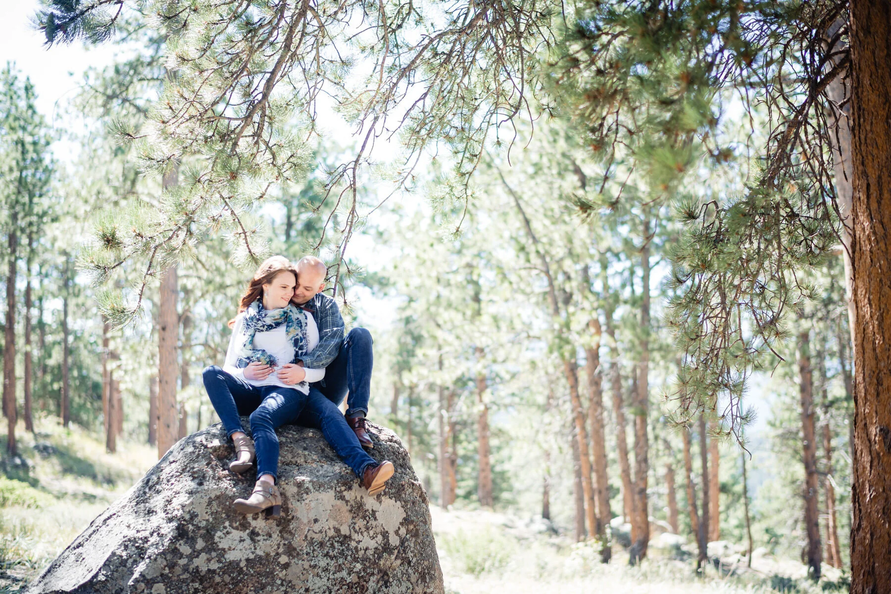 Summer RMNP Engagement Session in Colorado | Allison and Jeremy