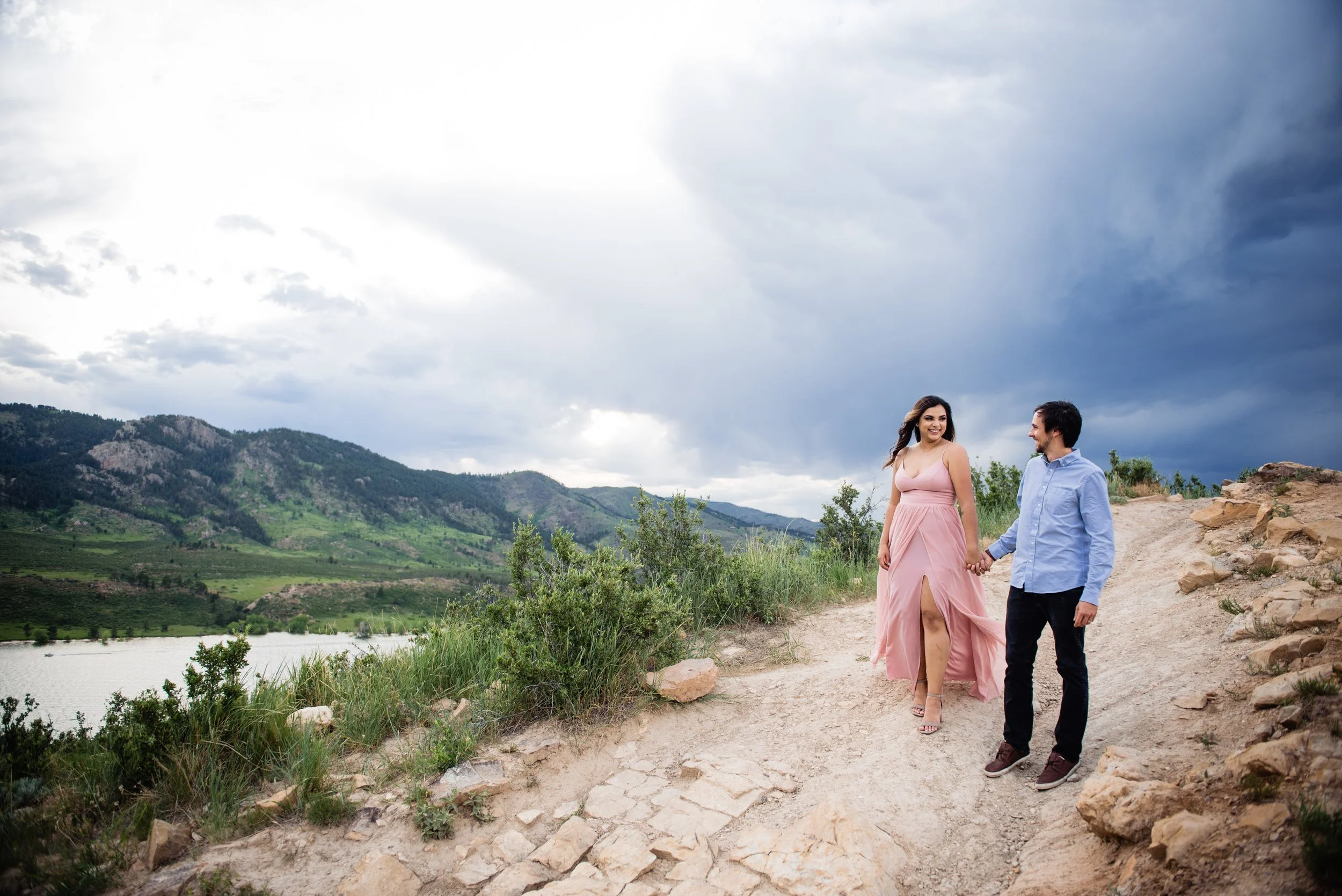 Fort Collins engagement session at Horsetooth Reservoir