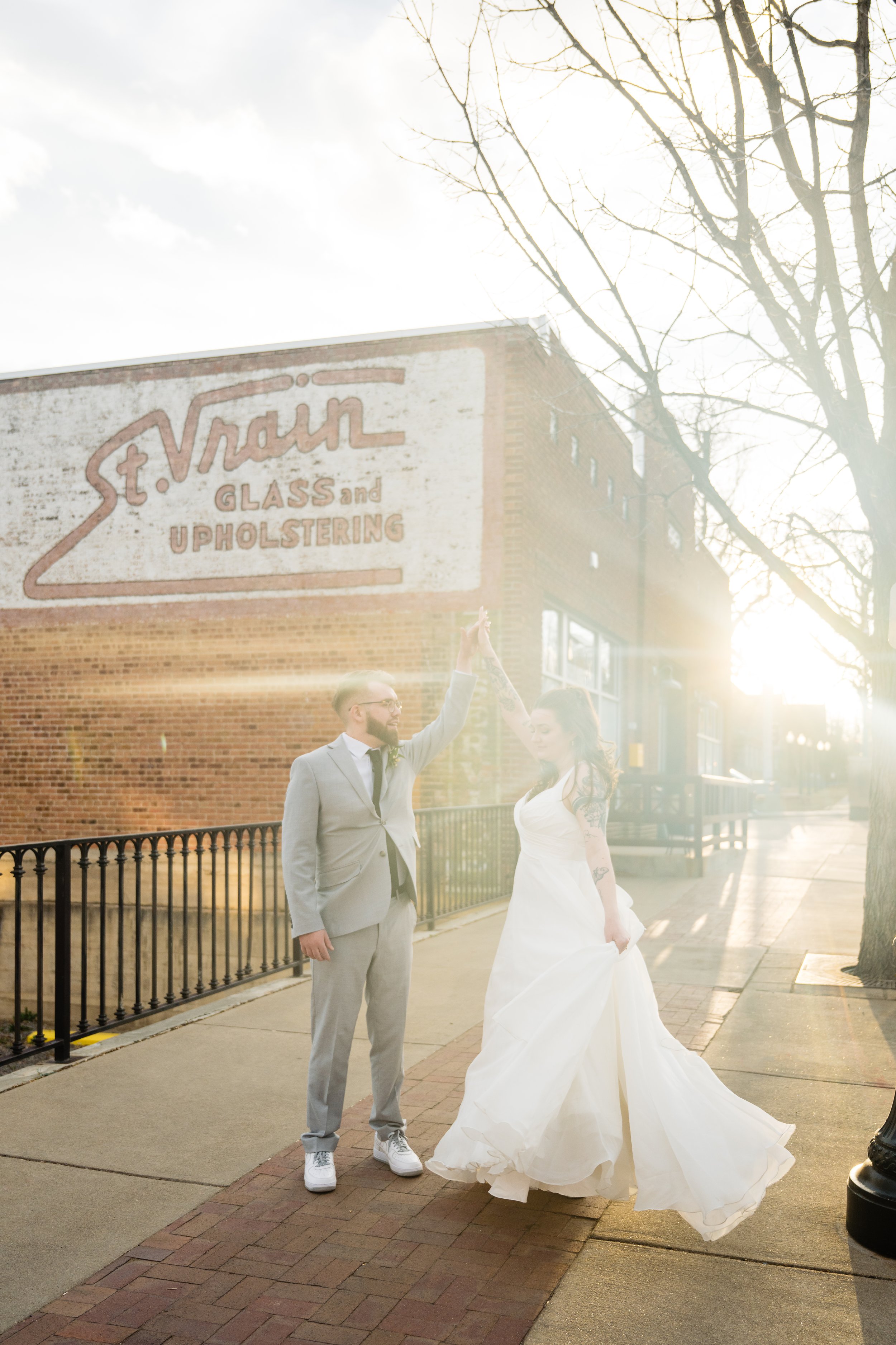 Winter wedding at the St. Vrain in Denver, CO