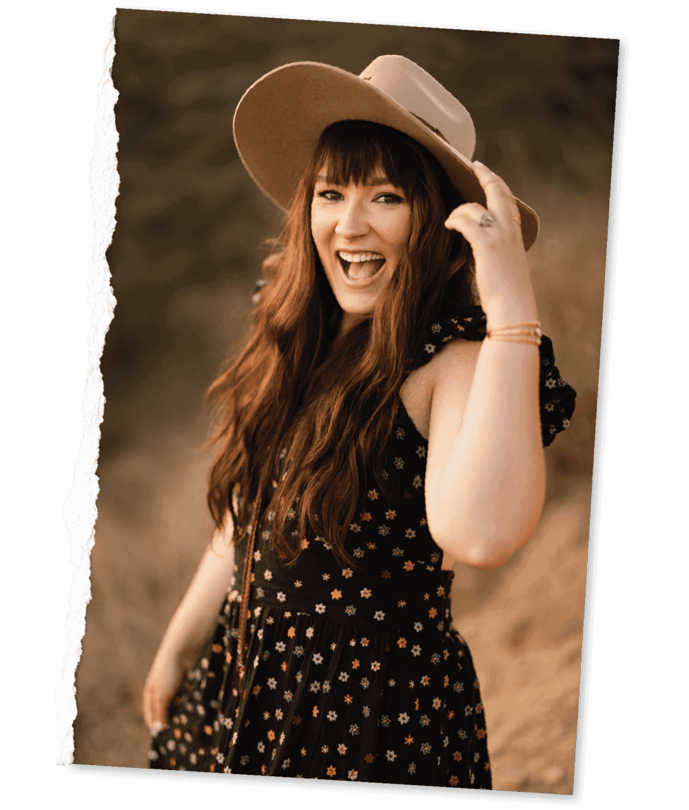 Jennifer Lourie, Colorado wedding photographer, in a self-portrait