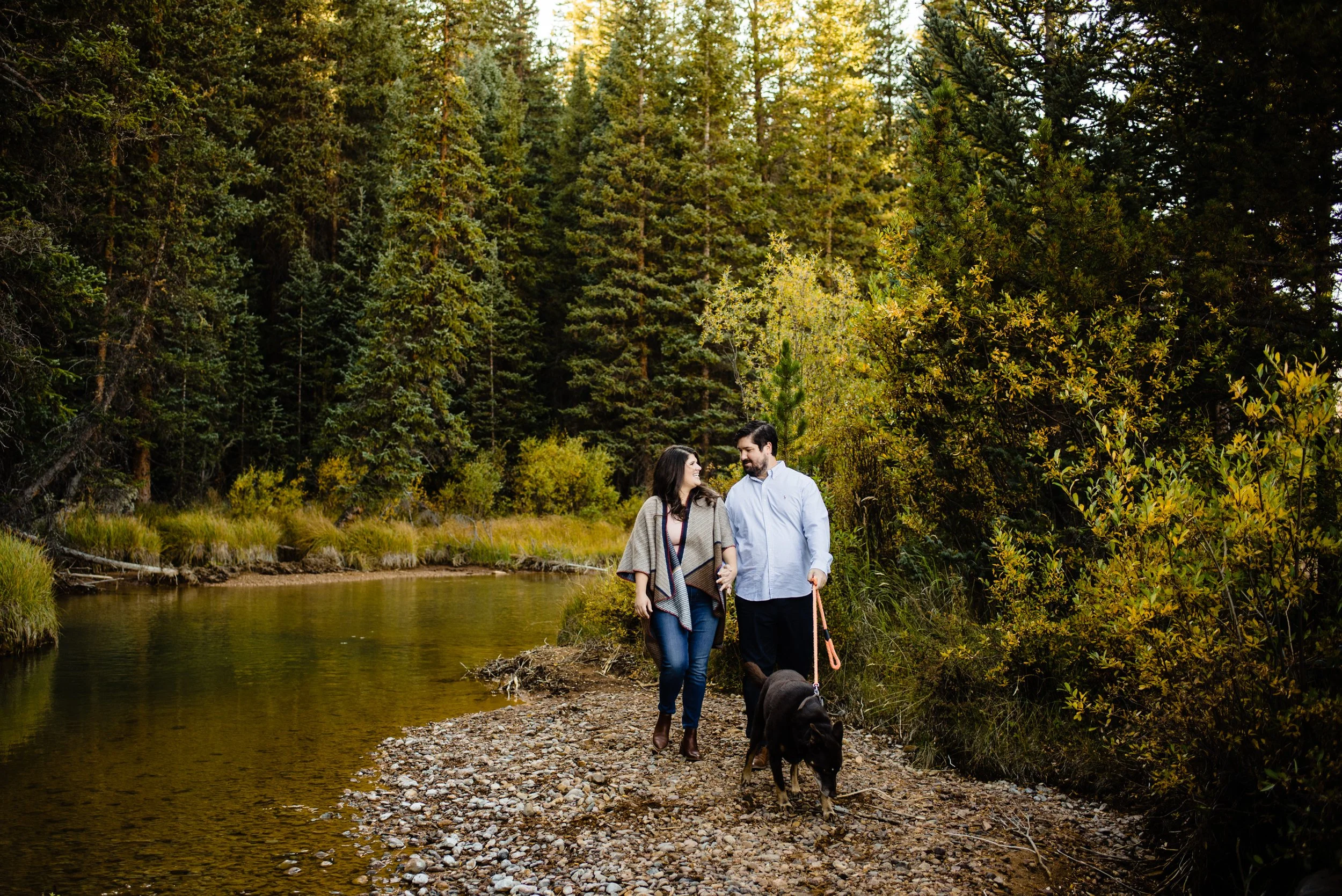 Dog-friendly engagement session locations in Colorado