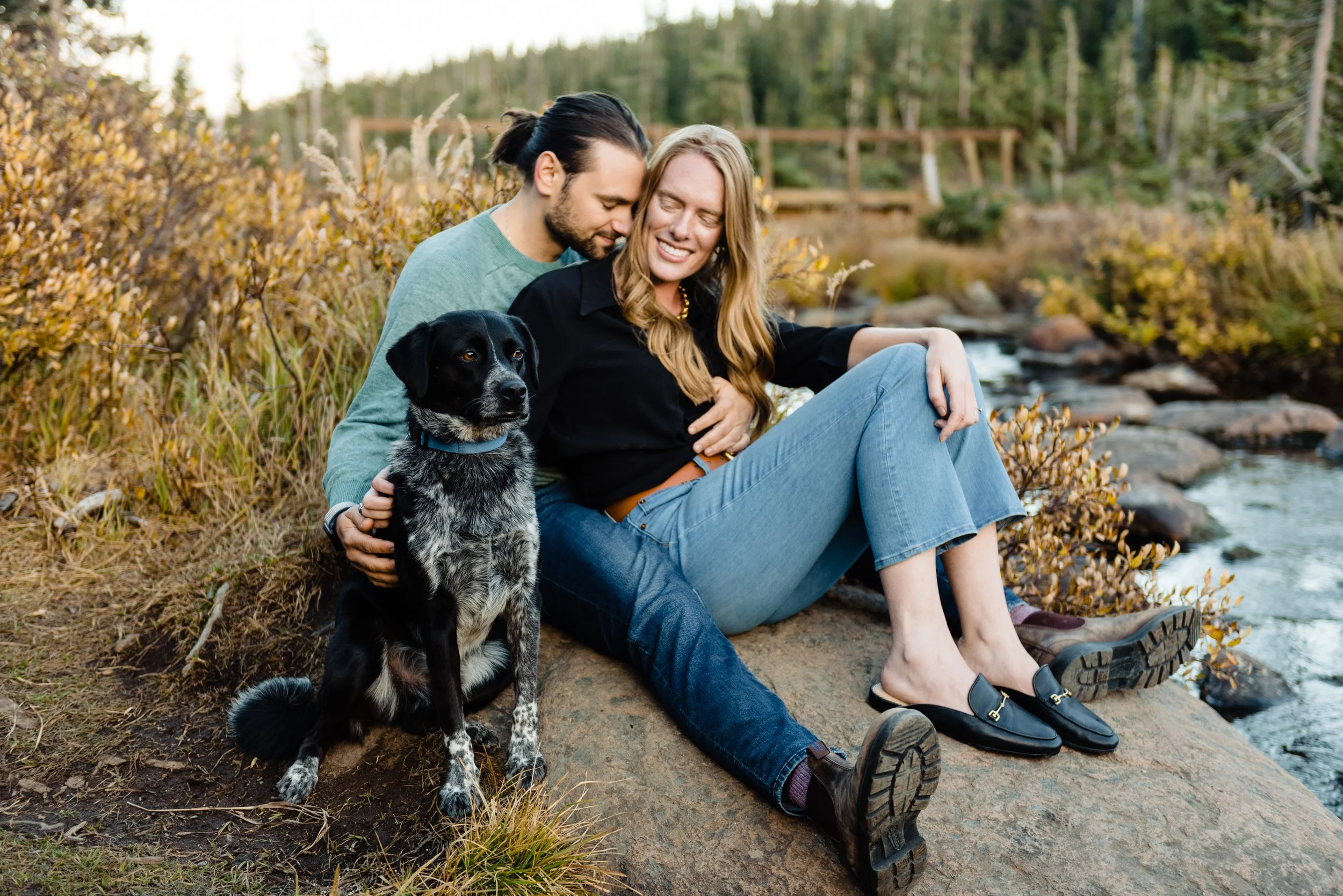Fall engagement session at Brainard Lake Recreation Area