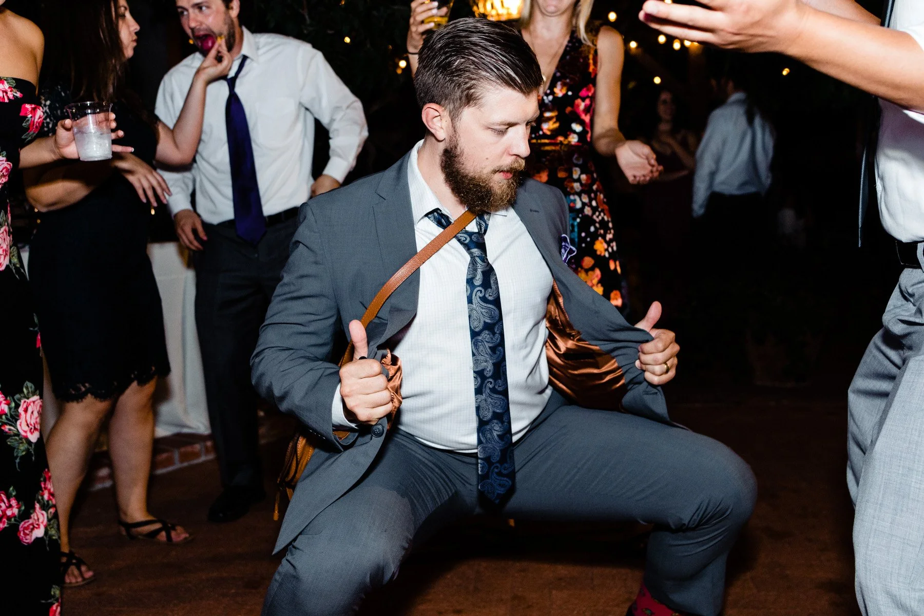 guest dances at Quail Ranch Wedding in Simi Valley, Ca | Jennifer Lourie