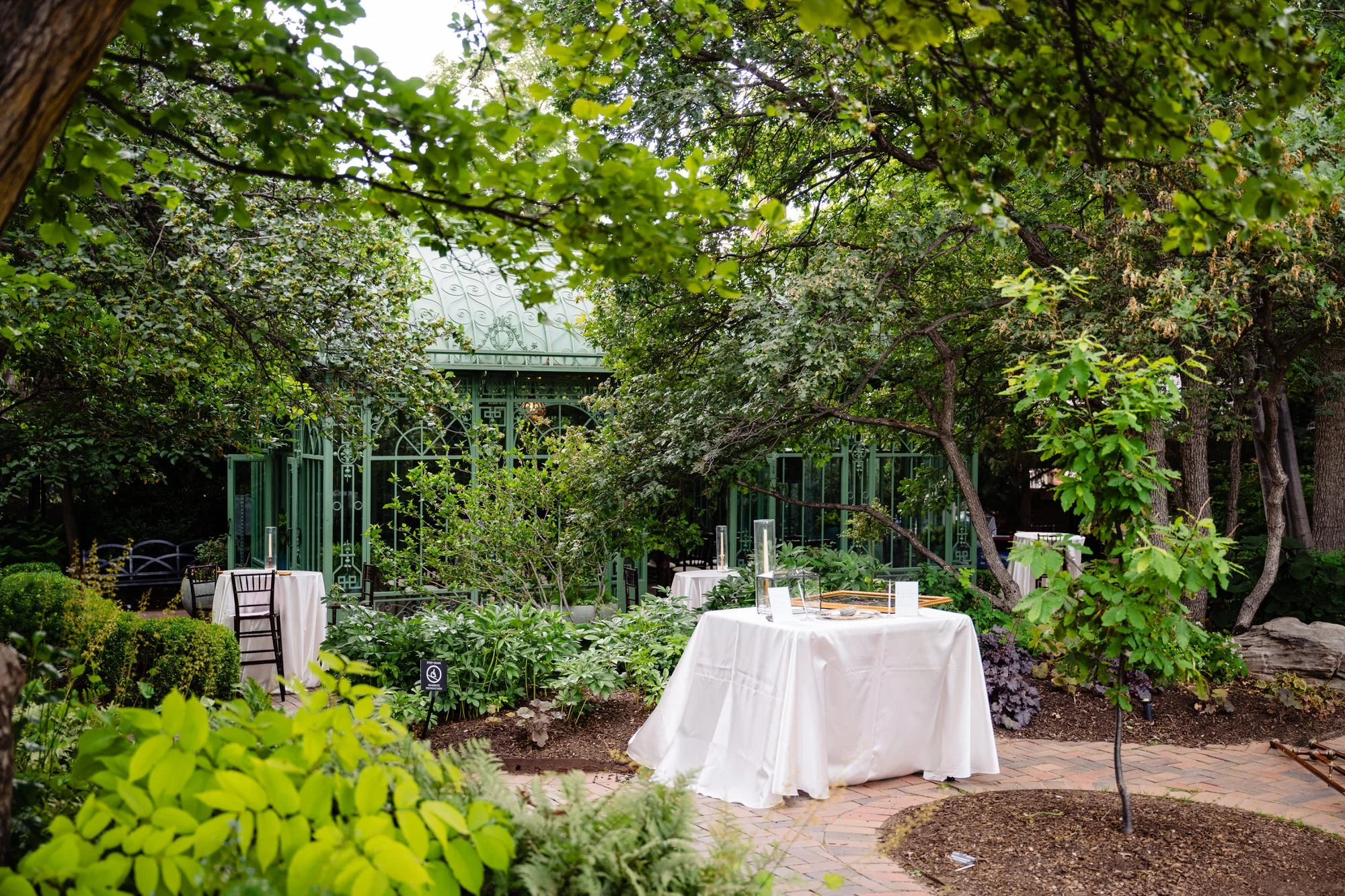 Woodland Mosaic Solarium wedding venue at Denver Botanic Gardens
