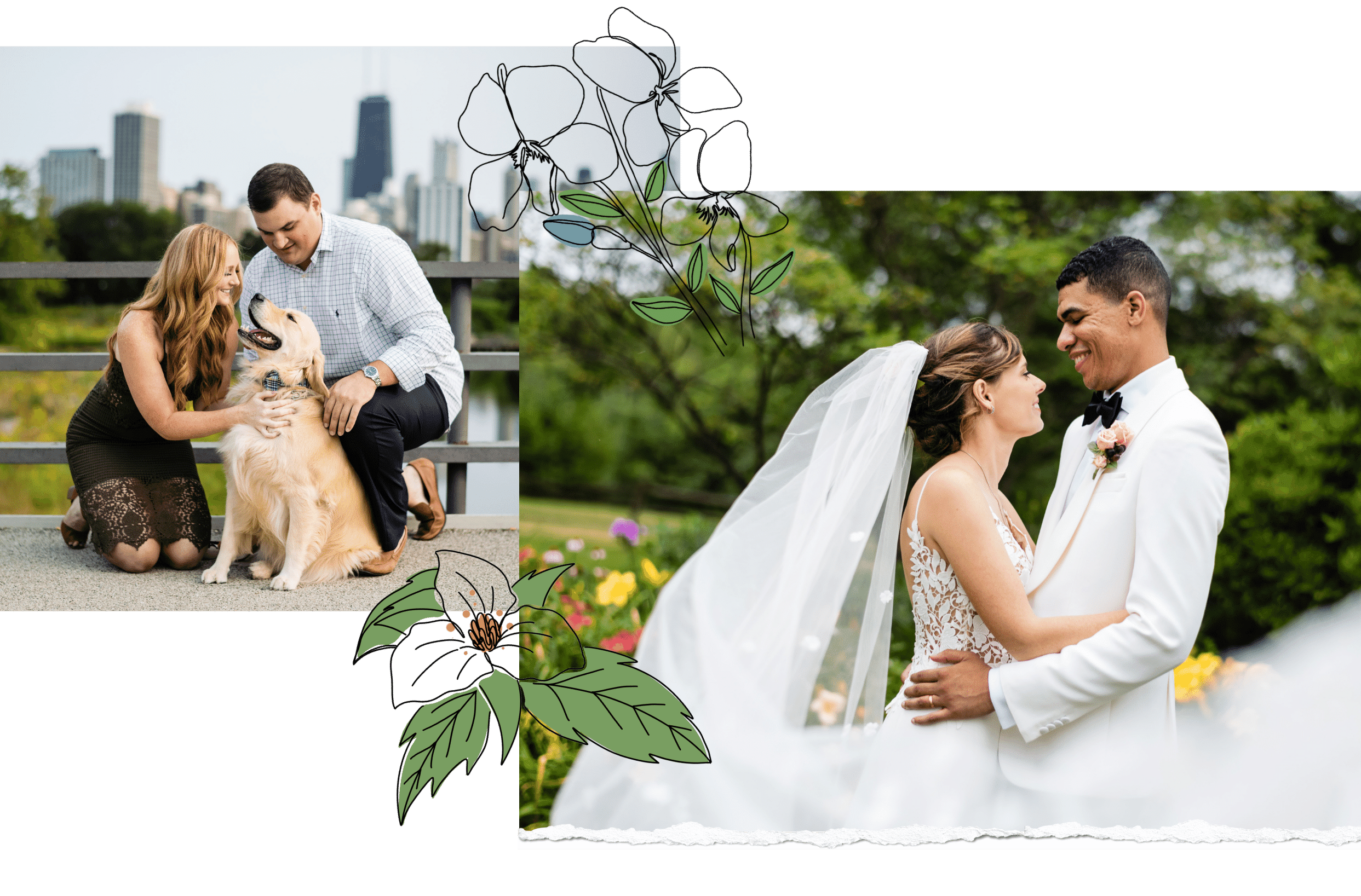 collage image of two images