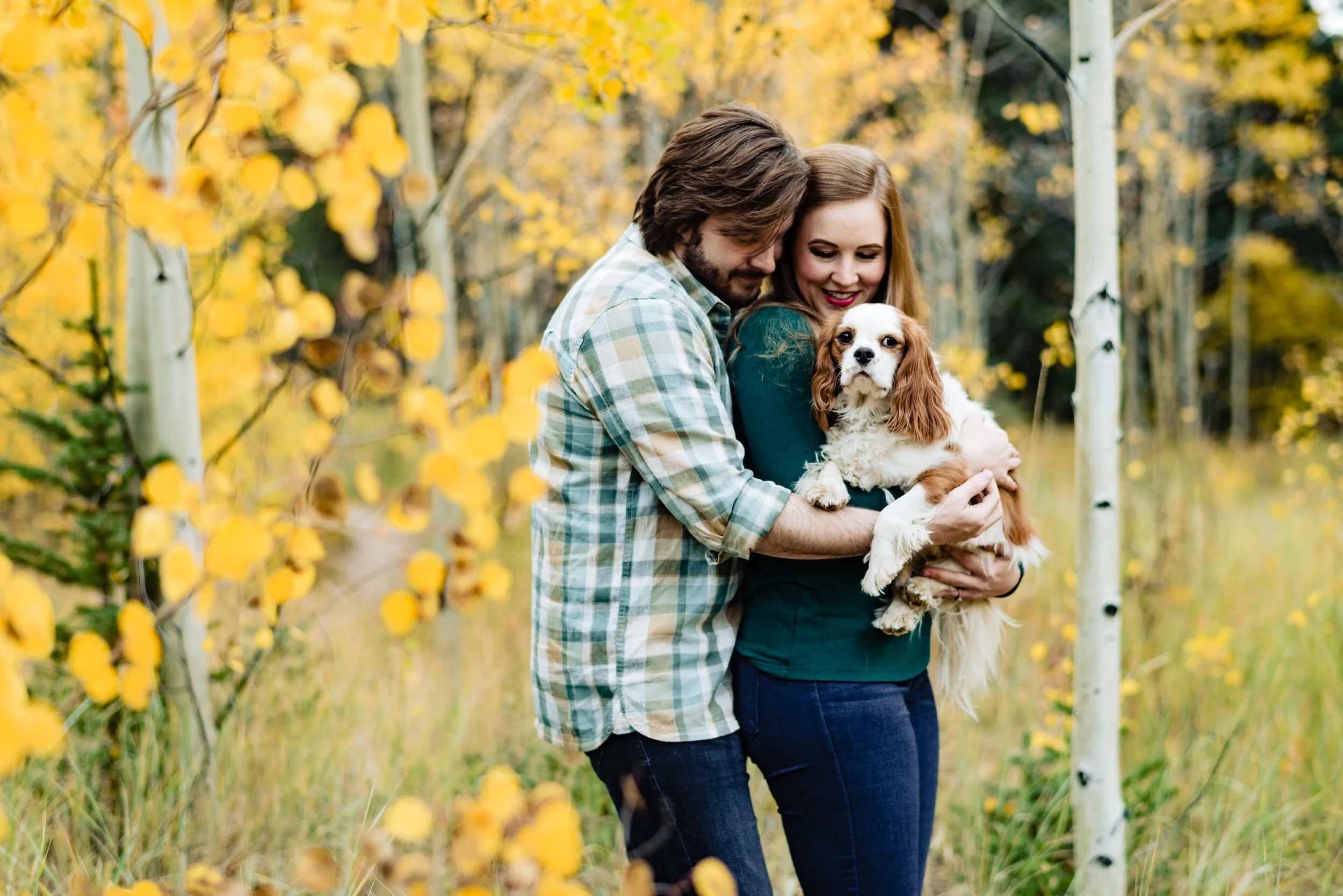 Fall engagement session at Guanella Pass