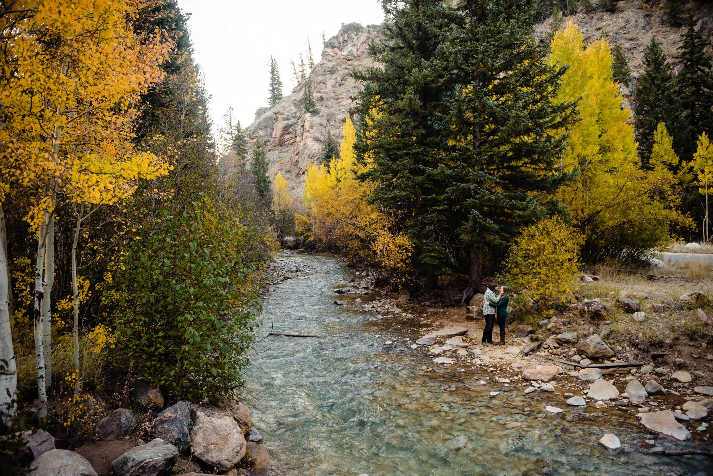 Fall engagement session at Guanella Pass