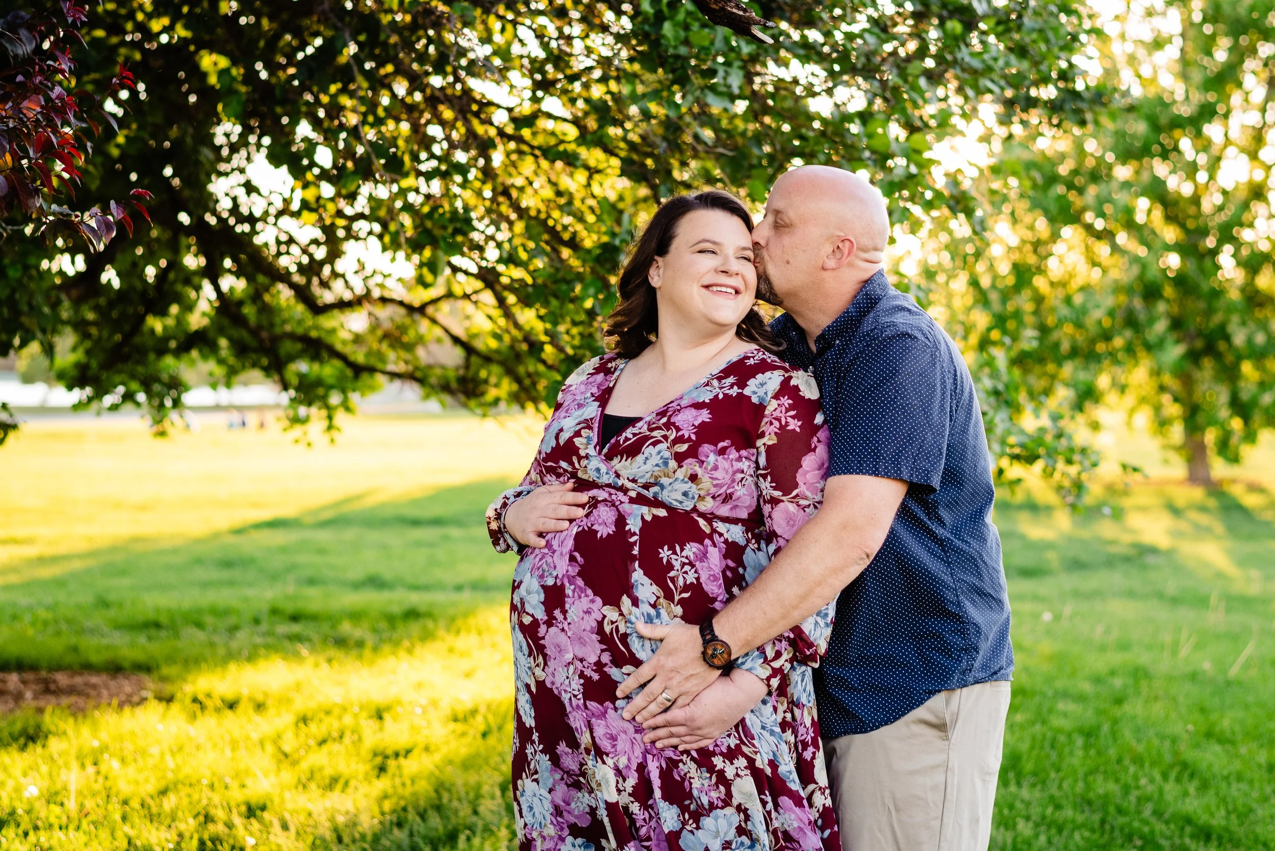 Maternity session at City Park in Denver, CO