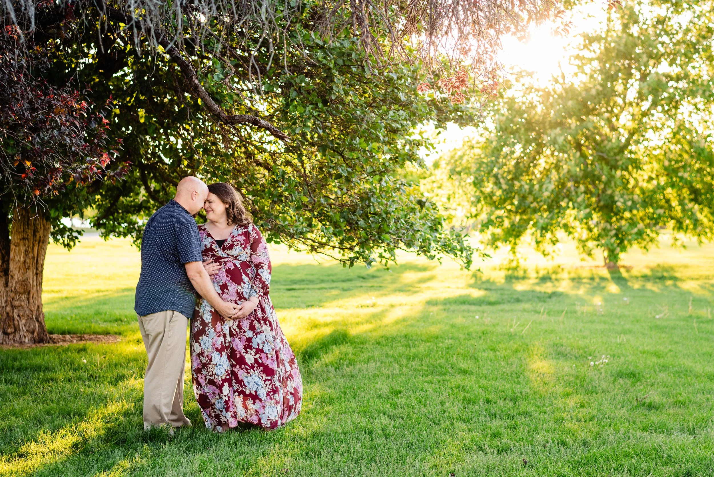 Maternity session at City Park in Denver, CO