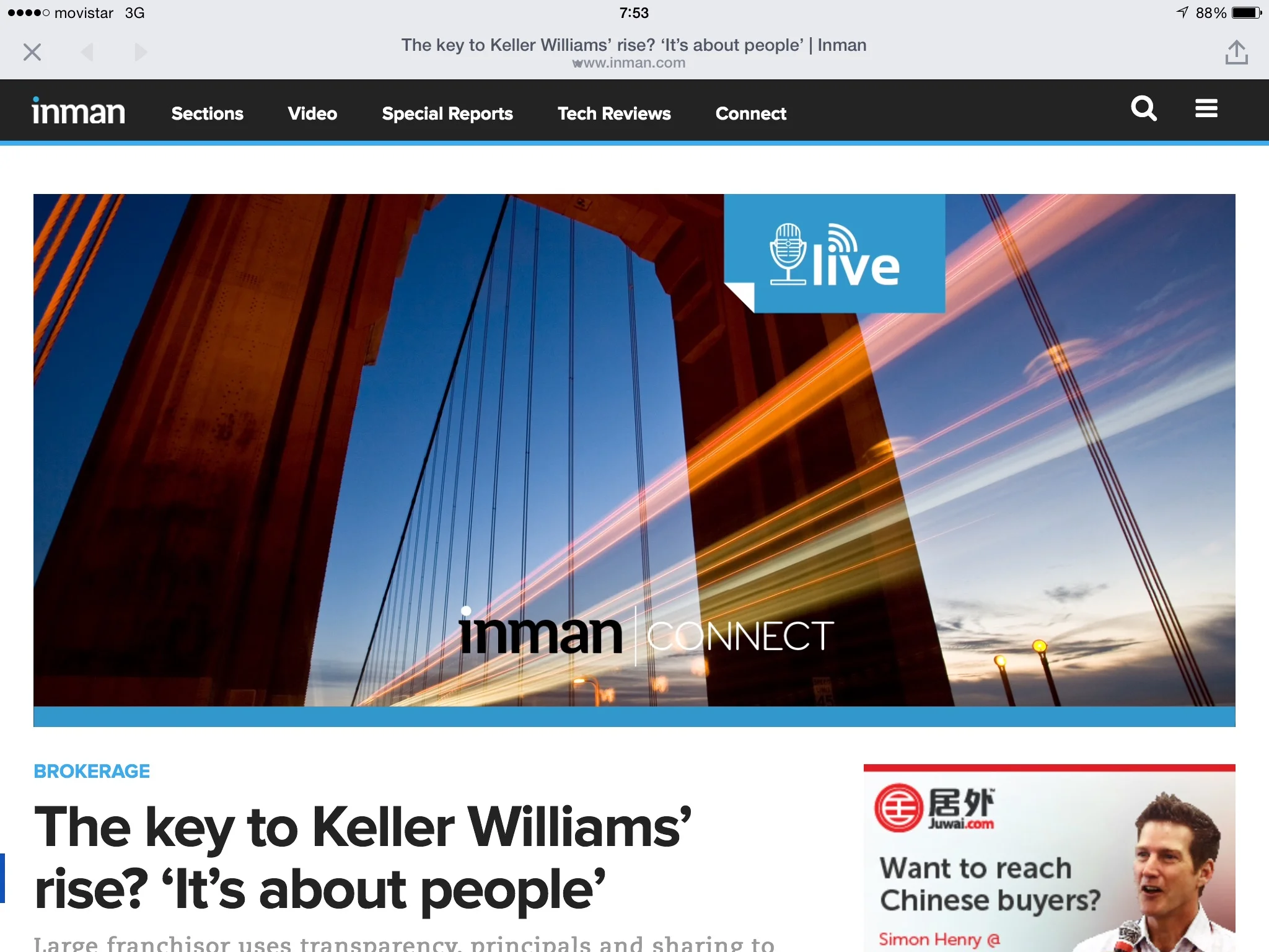 La Clave del Crecimiento de Keller Williams? "Se trata de las personas " (Artículo de INMAN Select)
