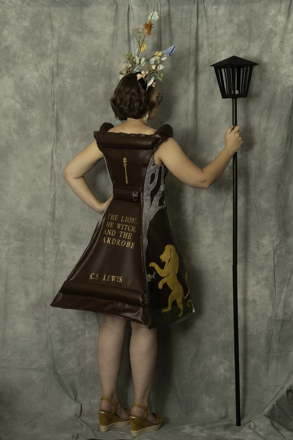 Narnia book dress spine